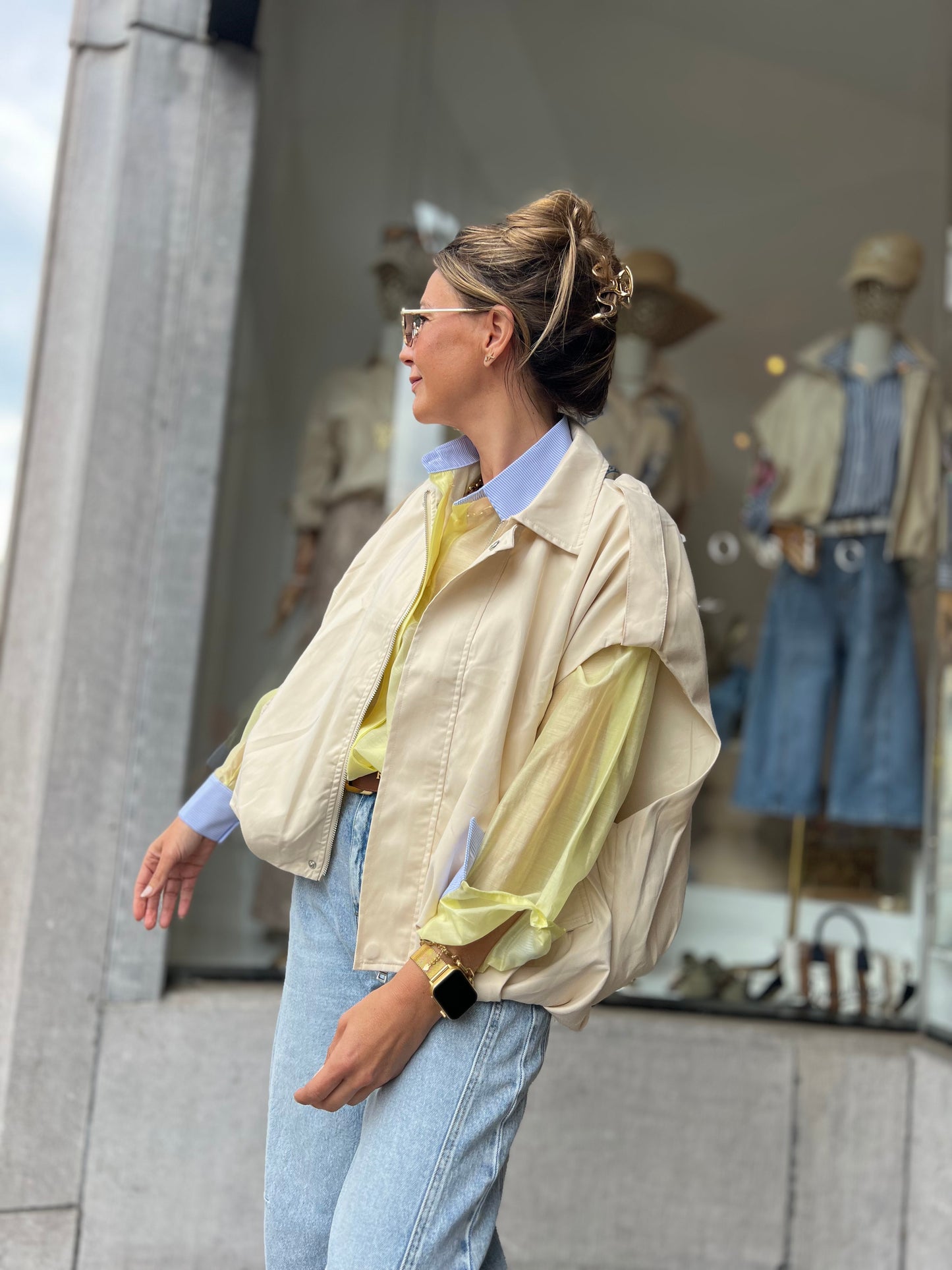 BLUE BREEZE BLOUSE