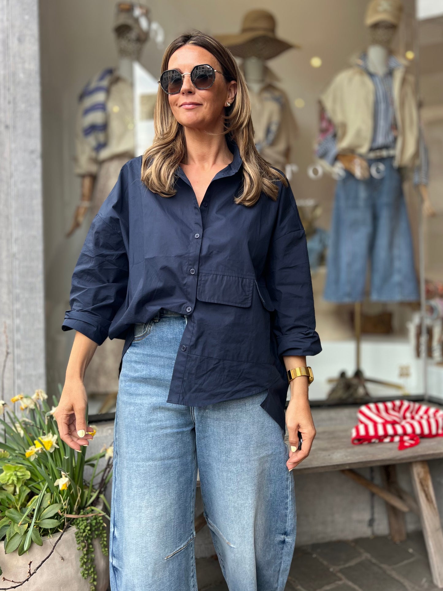 MARE BLOUSE MARINE