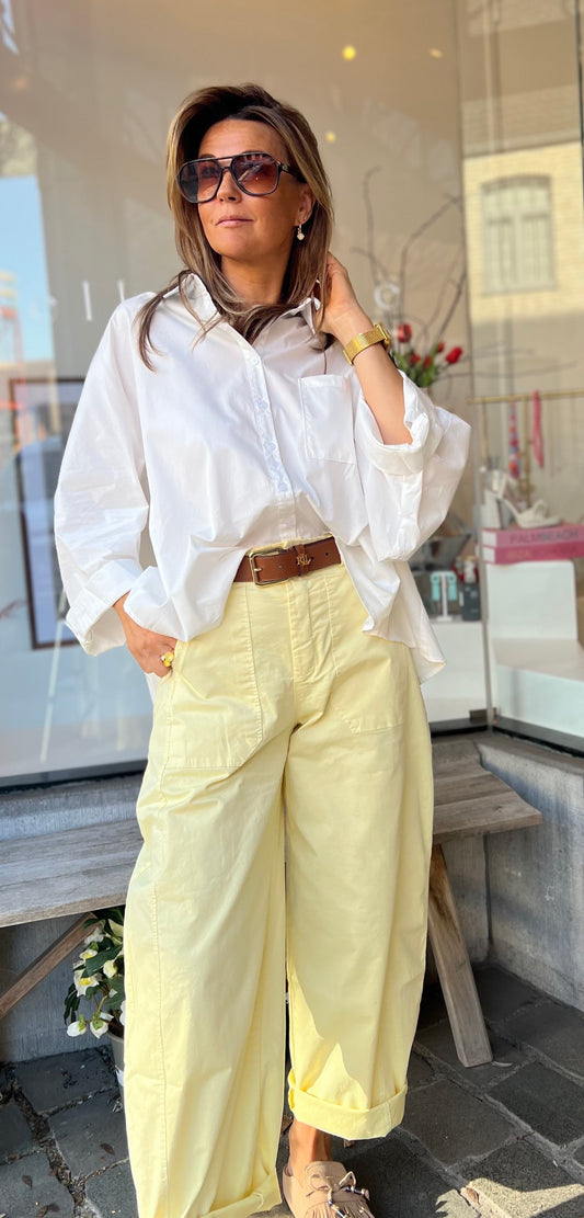 BARREL PANTS YELLOW