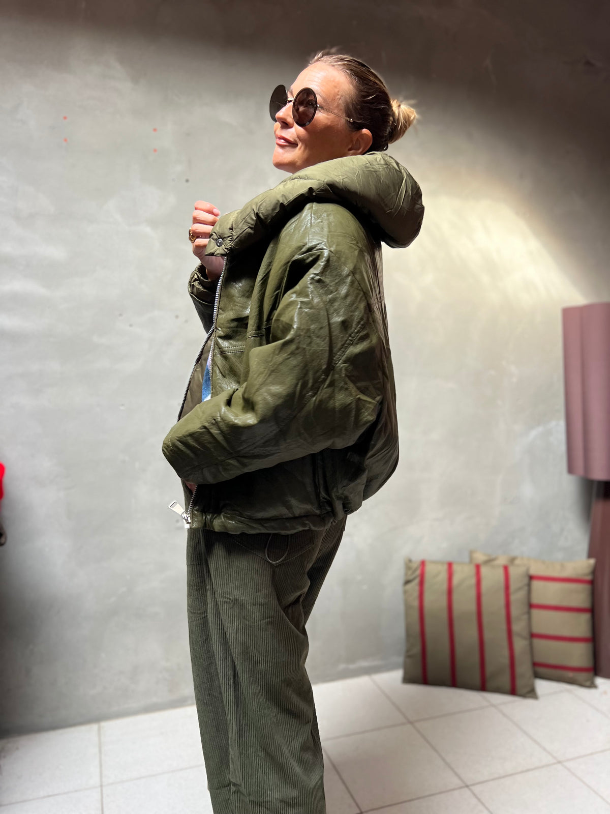 VELTA PANTS GREEN
