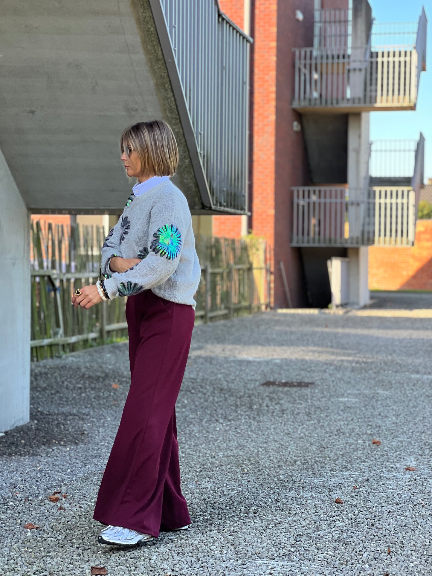 PIXIE PANTS BURGUNDY