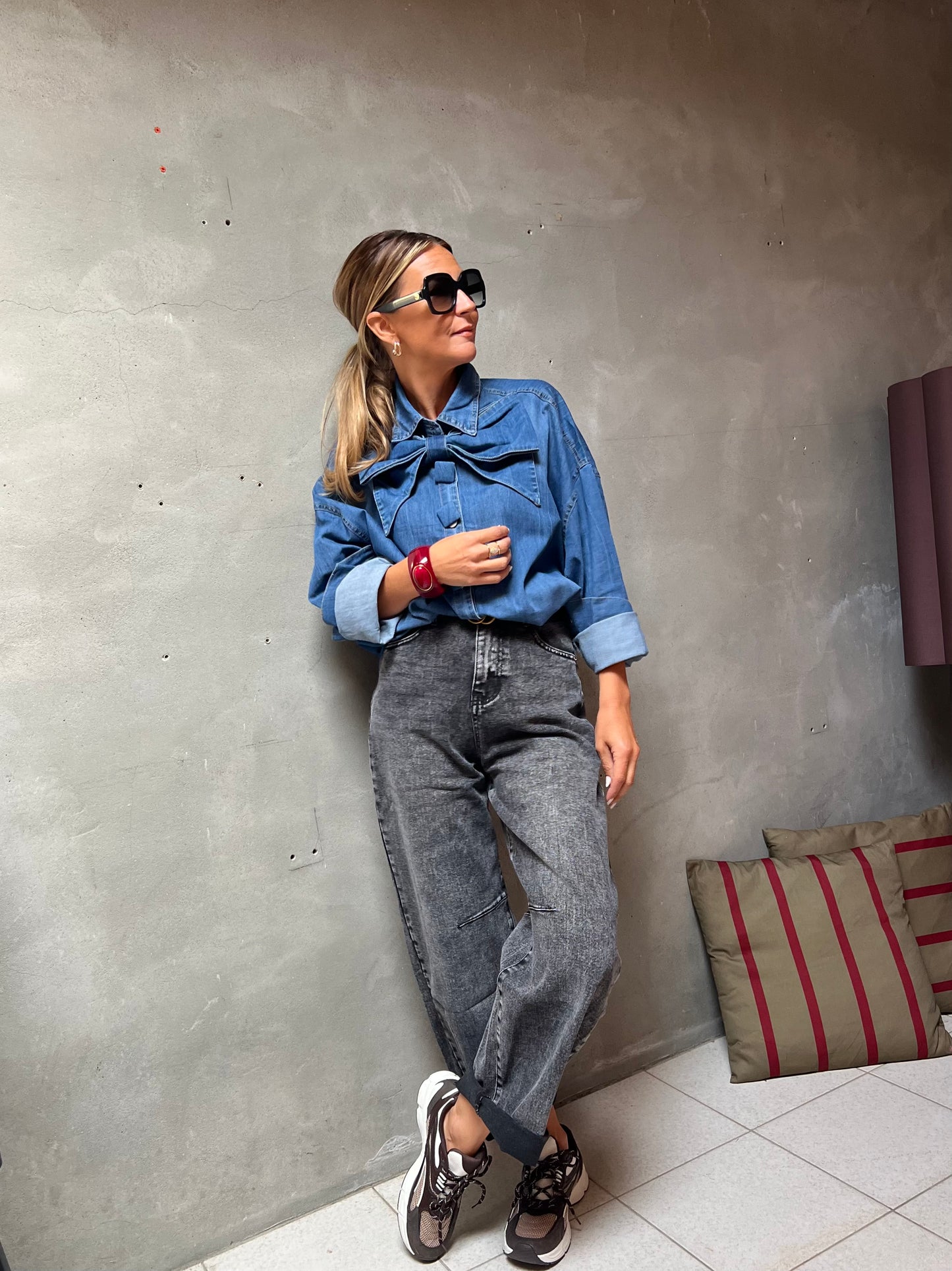 BARREL JEANS MISA GREY