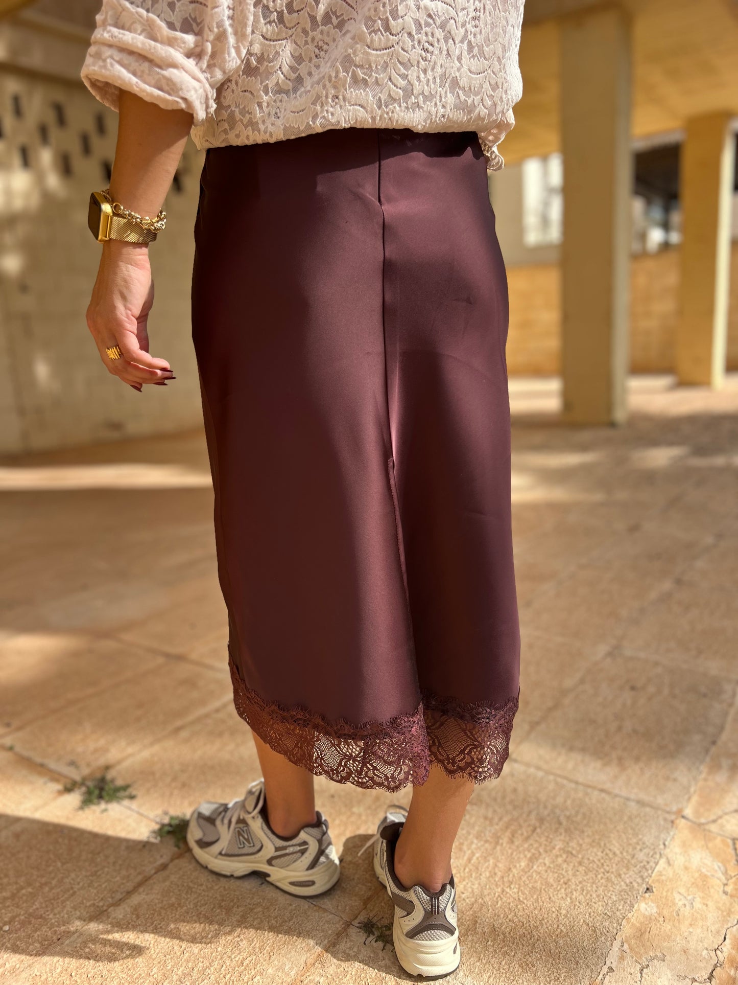 DOLORES SKIRT SATIN