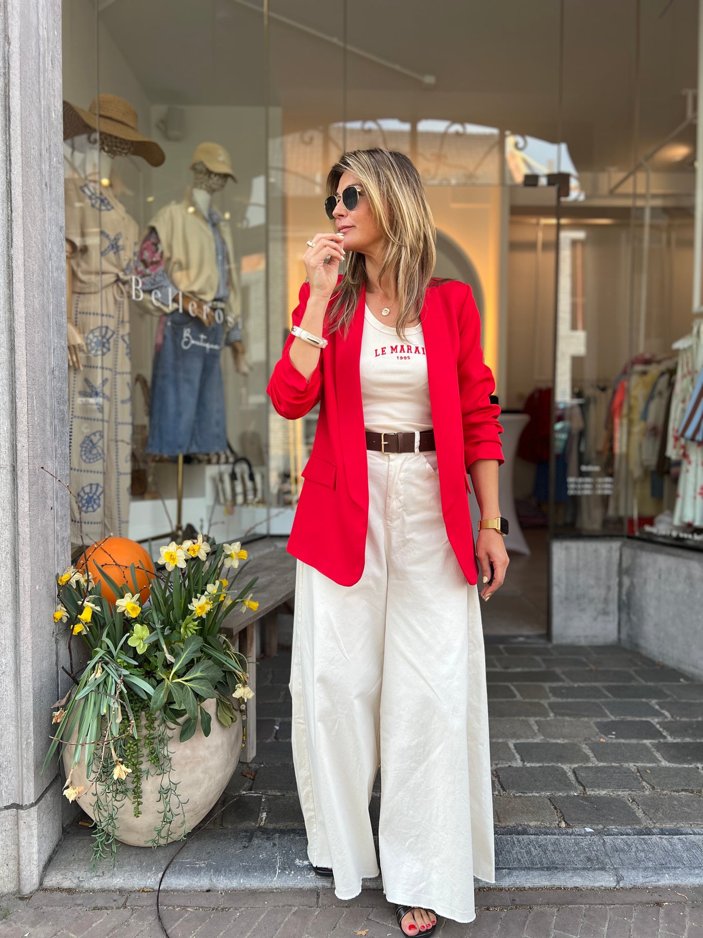 DORY RED BLAZER