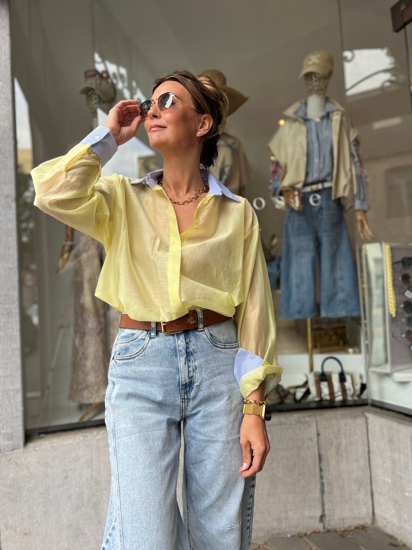 BLUE BREEZE BLOUSE