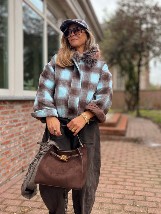 VICTORIA BLOCKED JACKET