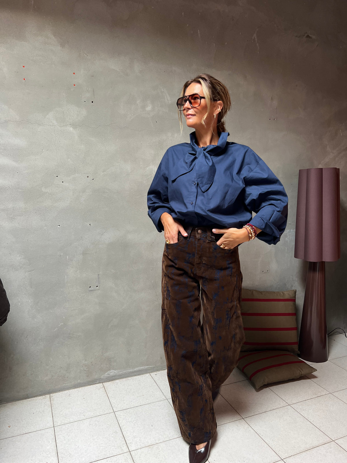 HÉLÈNE BLOUSE BLUE