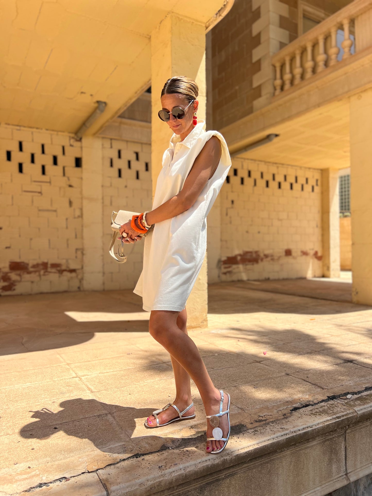 BRISA DEL MAR DRESS OFF WHITE