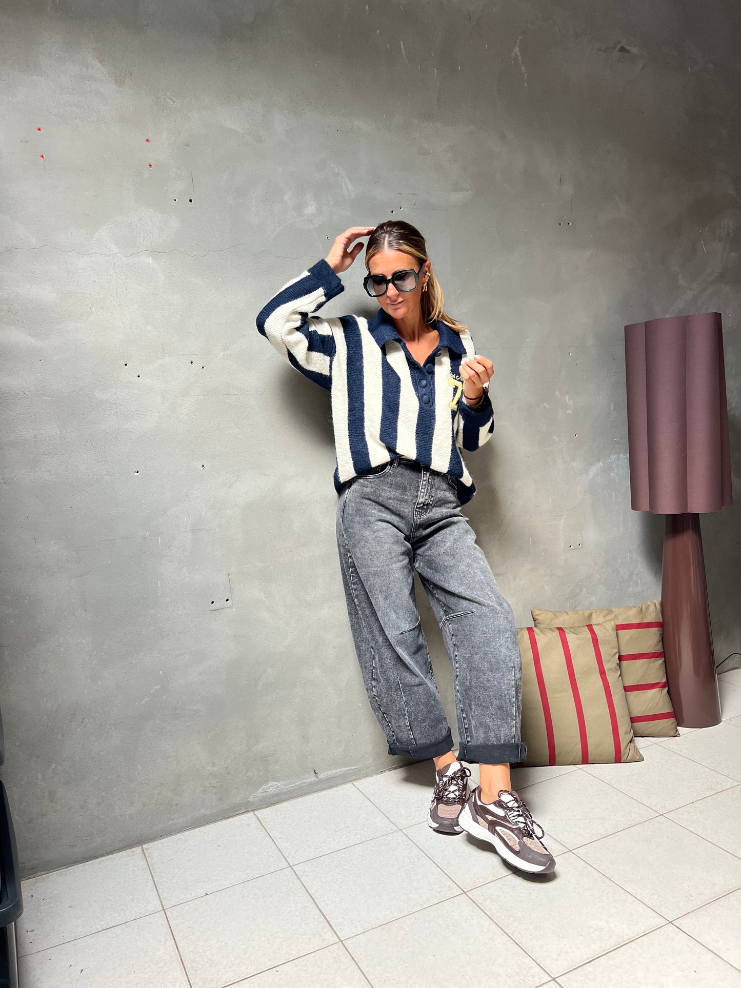 BARREL JEANS MISA GREY