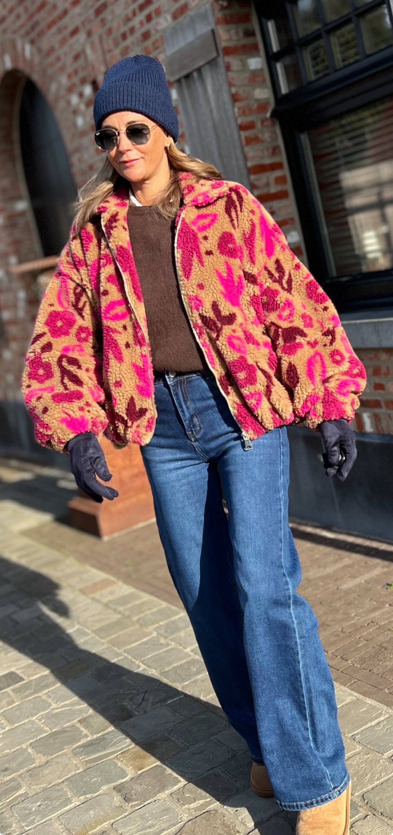 TEDDY FLORAL JACKET