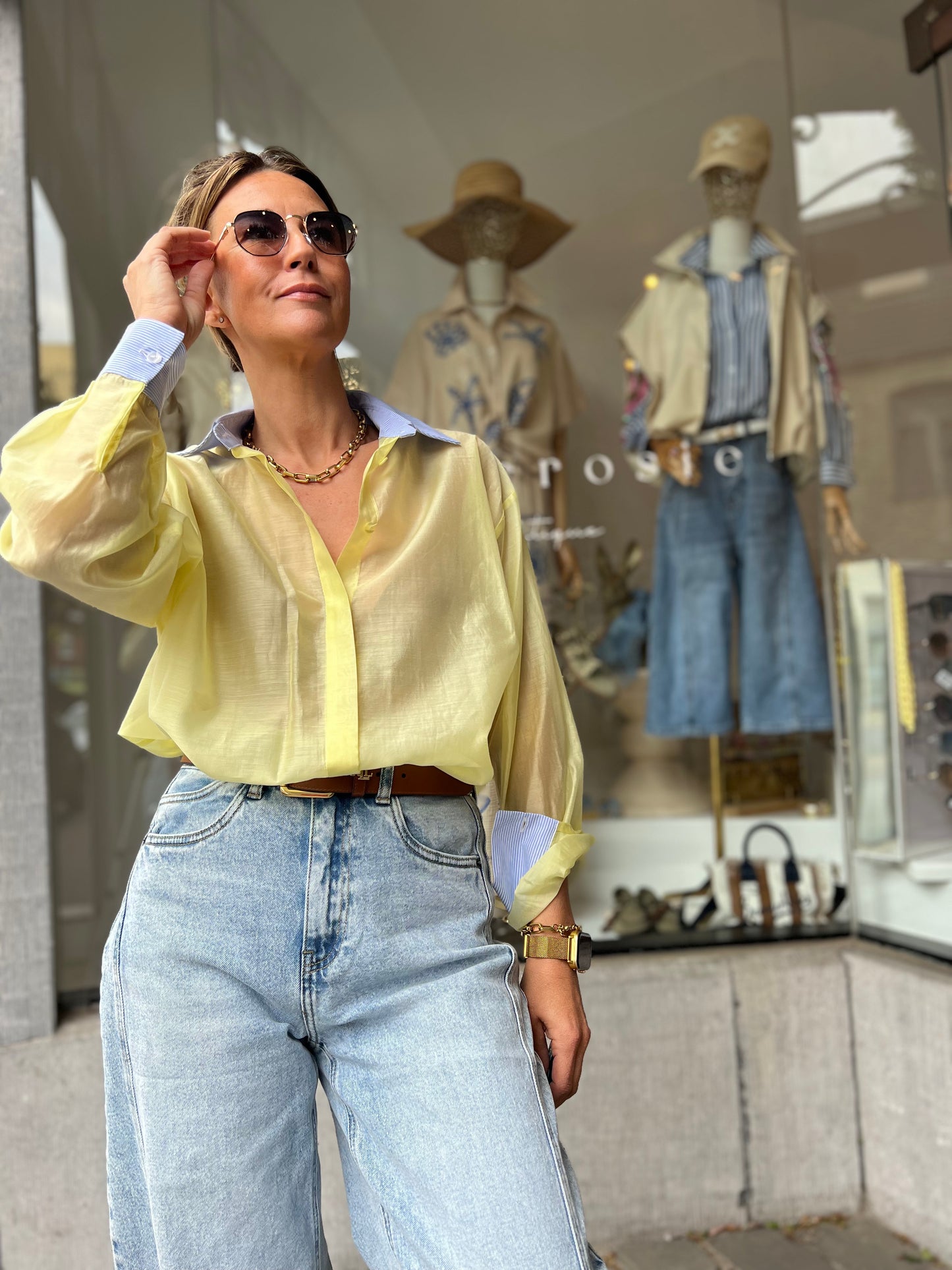BLUE BREEZE BLOUSE