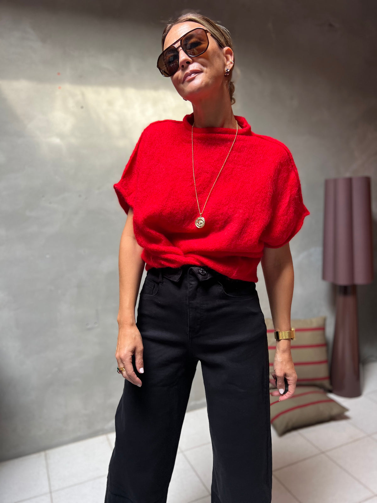 ROMÉE GILET RED