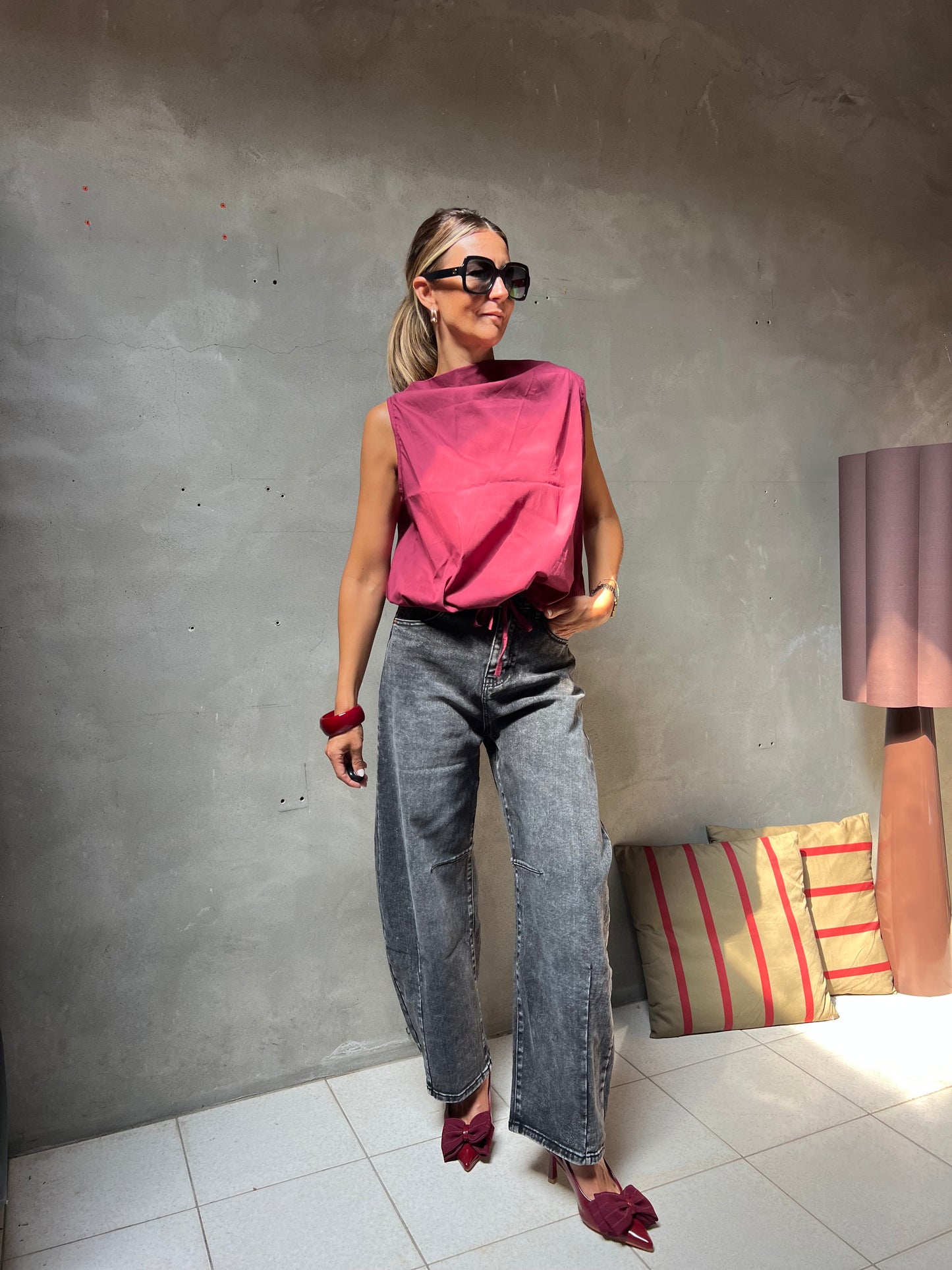 BARREL JEANS MISA GREY