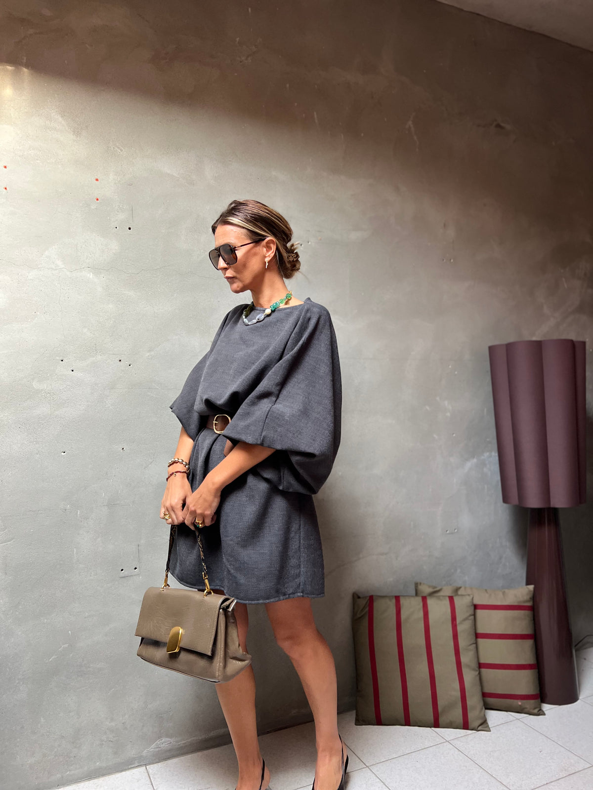YSÉ DRESS GREY