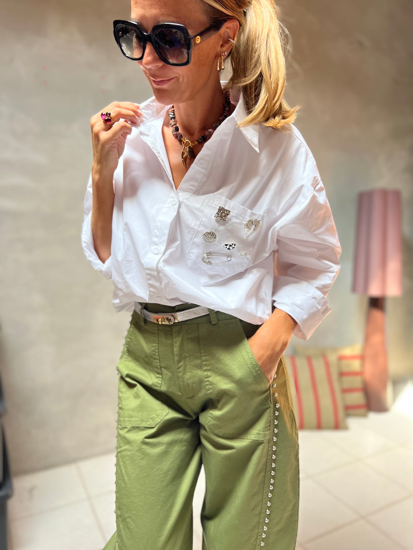 CLIPSE BLOUSE WHITE