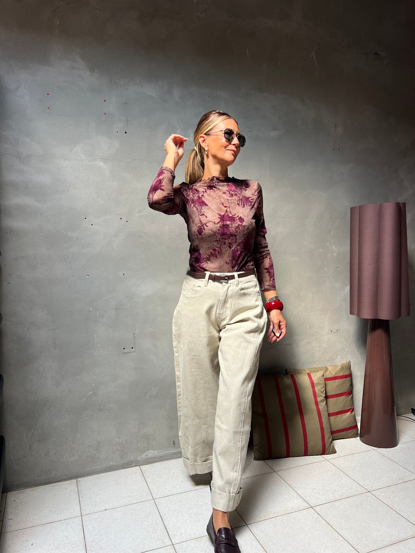 TONY WIDE LEG TWIST JEANS