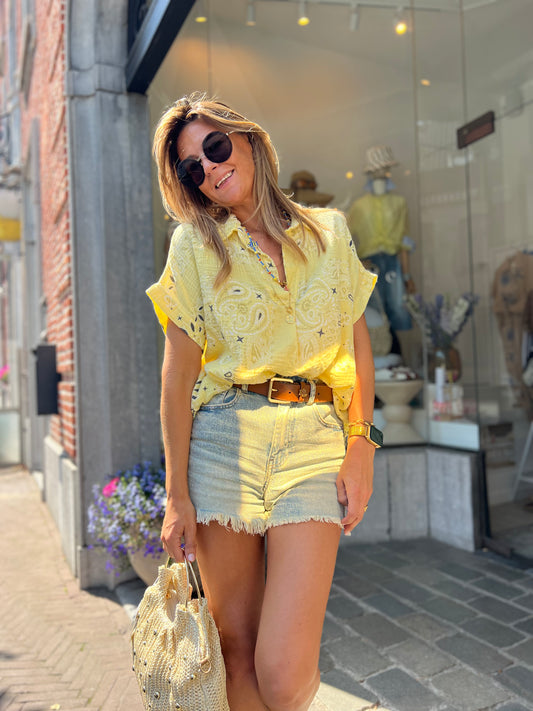 BANDANA SHIRT YELLOW