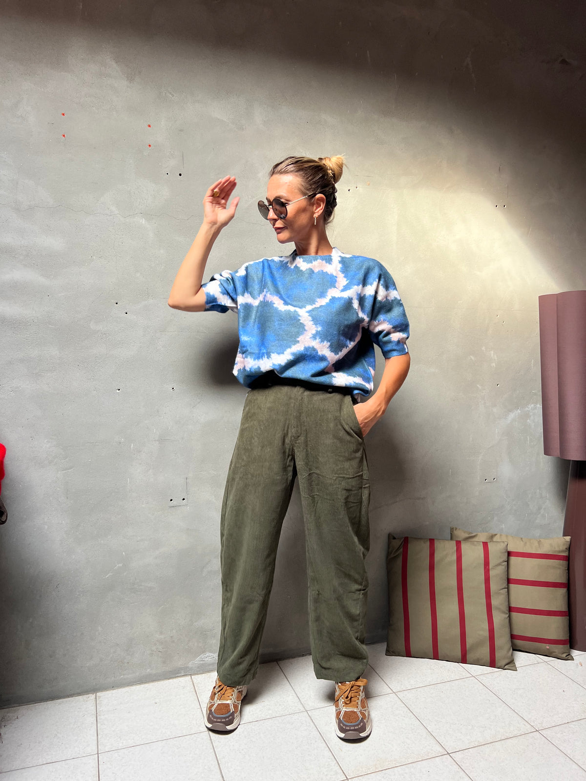 VELTA PANTS GREEN