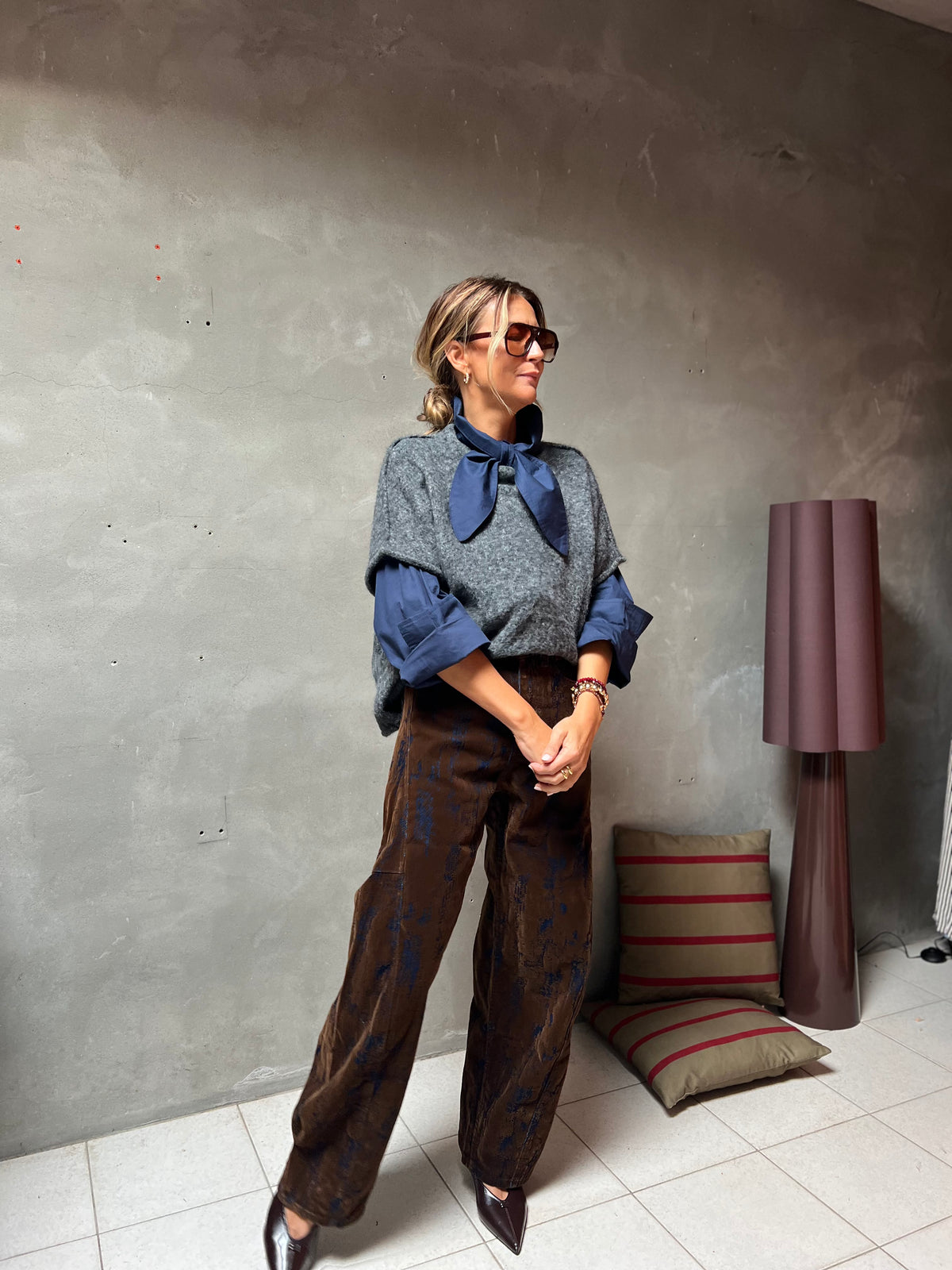 HÉLÈNE BLOUSE BLUE