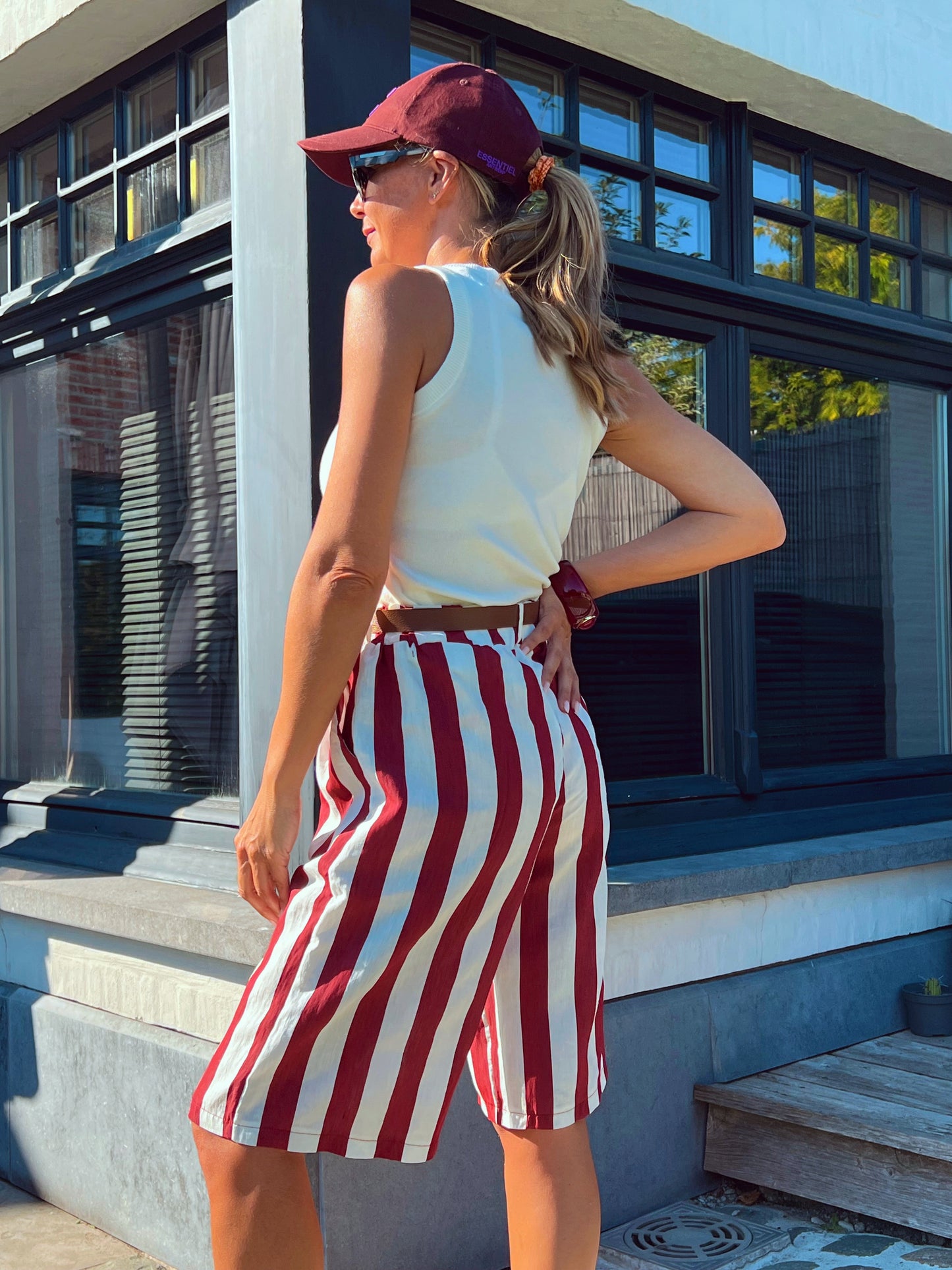 STRIPED BERMUDA
