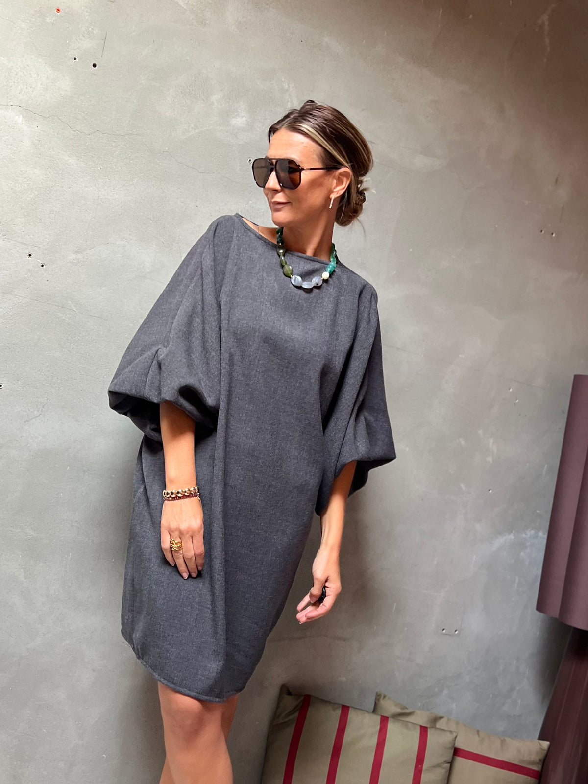 YSÉ DRESS GREY