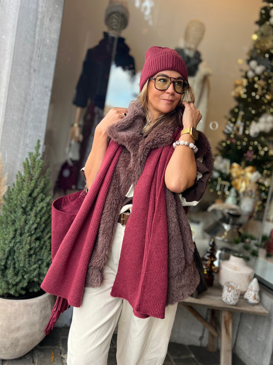 BEANIE BURGUNDY (gift idea 🎄)