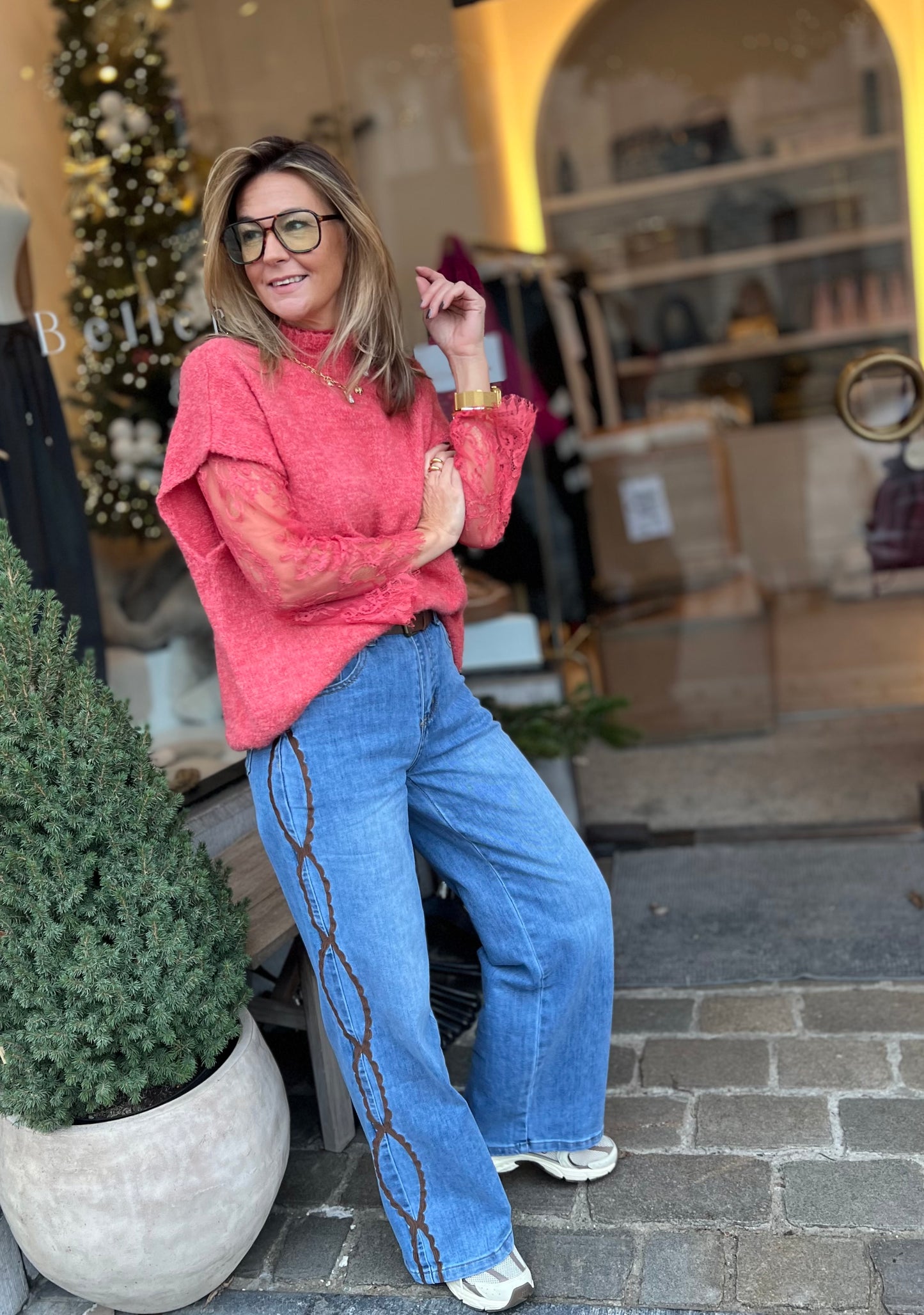 DULCI LACE PULL CORAL