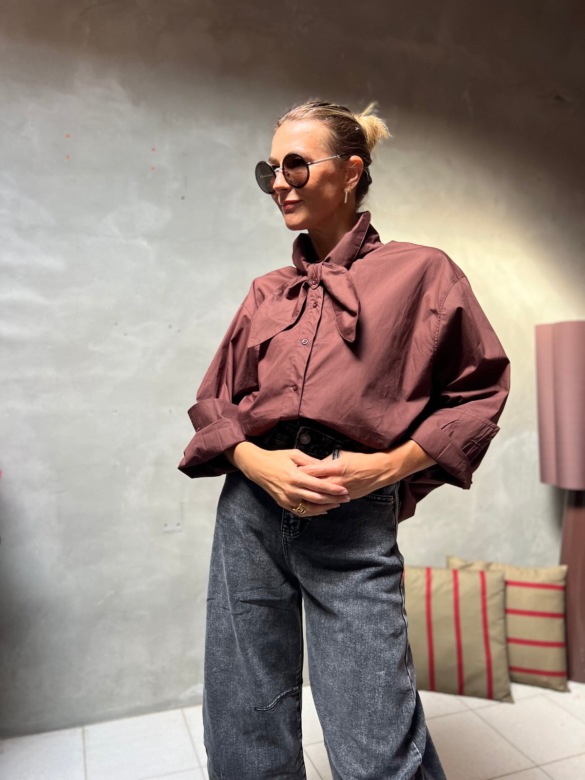 HÉLÈNE BLOUSE CHOCOLAT
