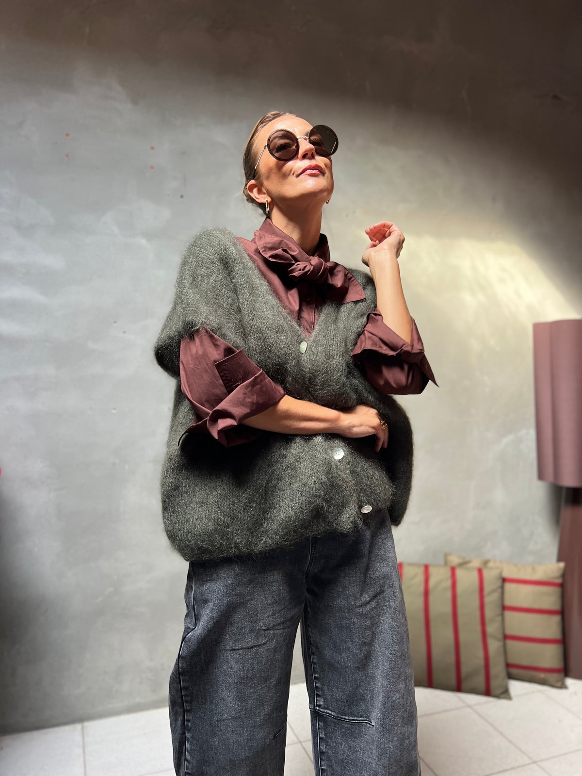 HÉLÈNE BLOUSE CHOCOLAT