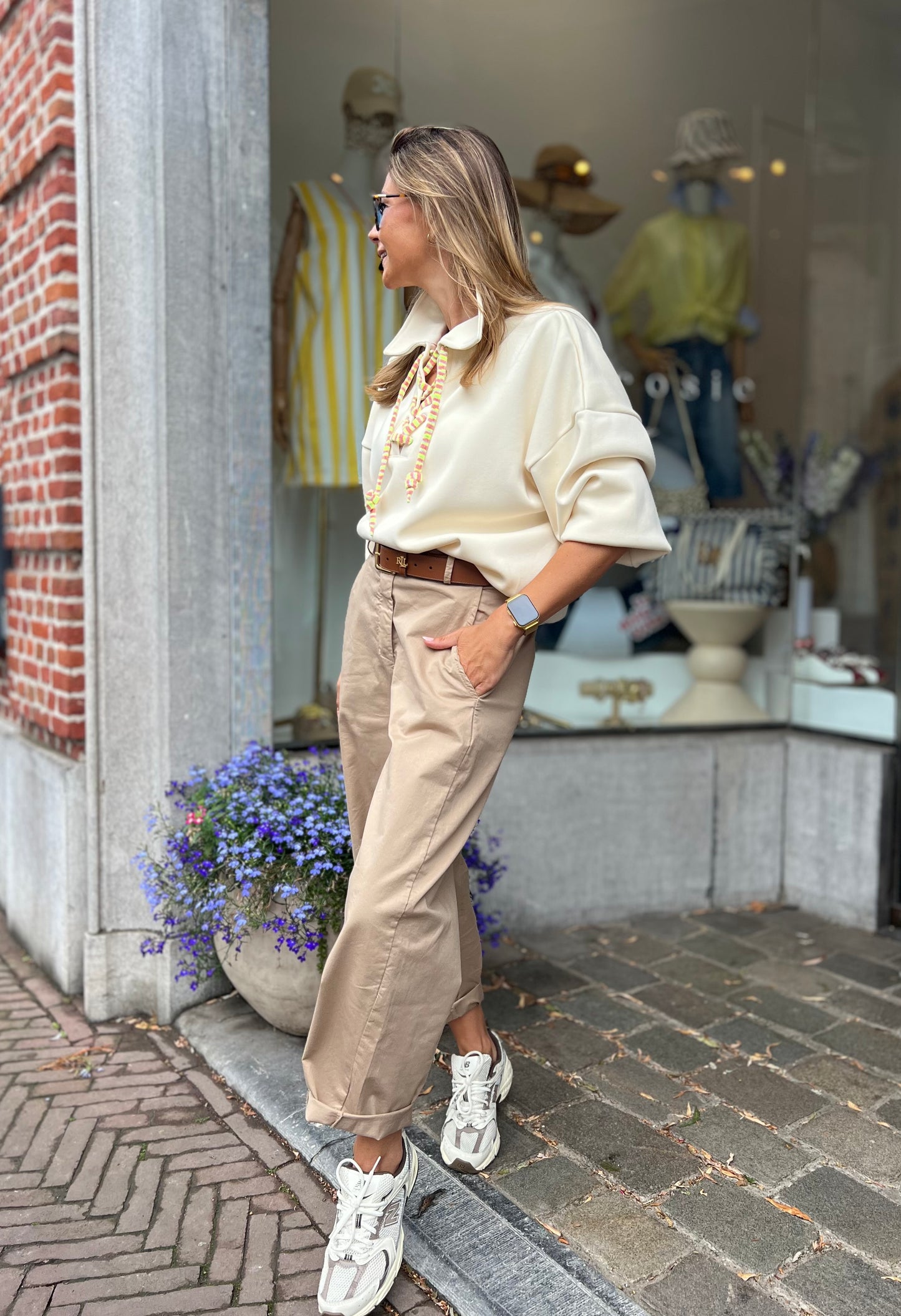 YAZZY BARREL PANTS CAMEL