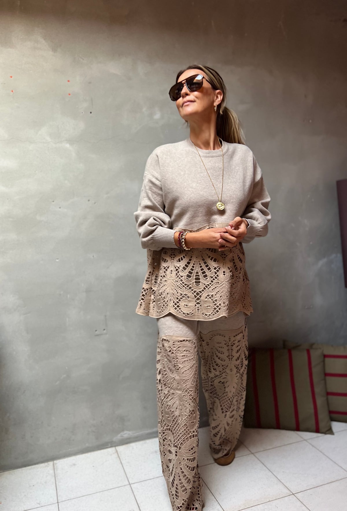SAND LACE 2-PIECE SET