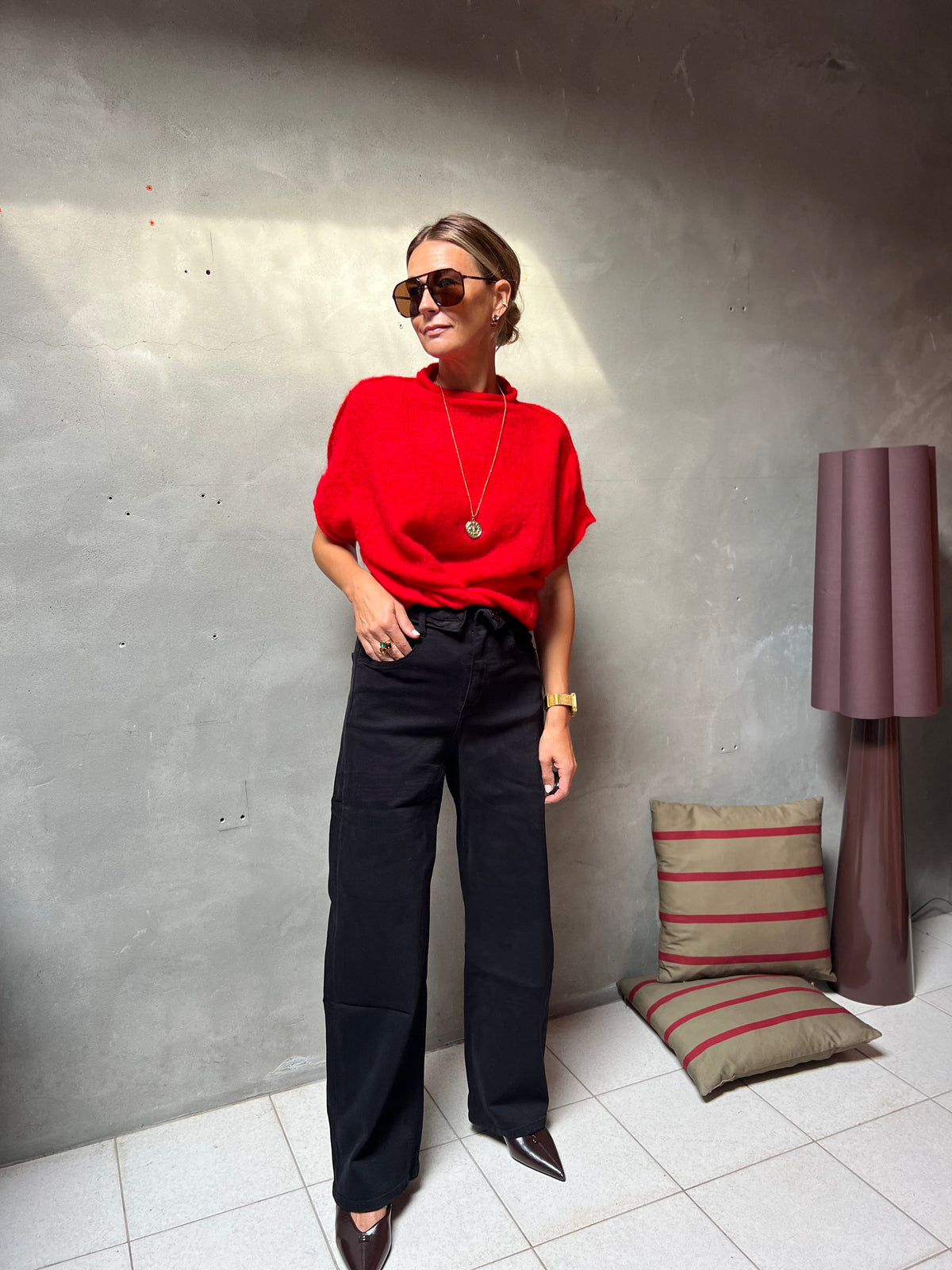 ROMÉE GILET RED