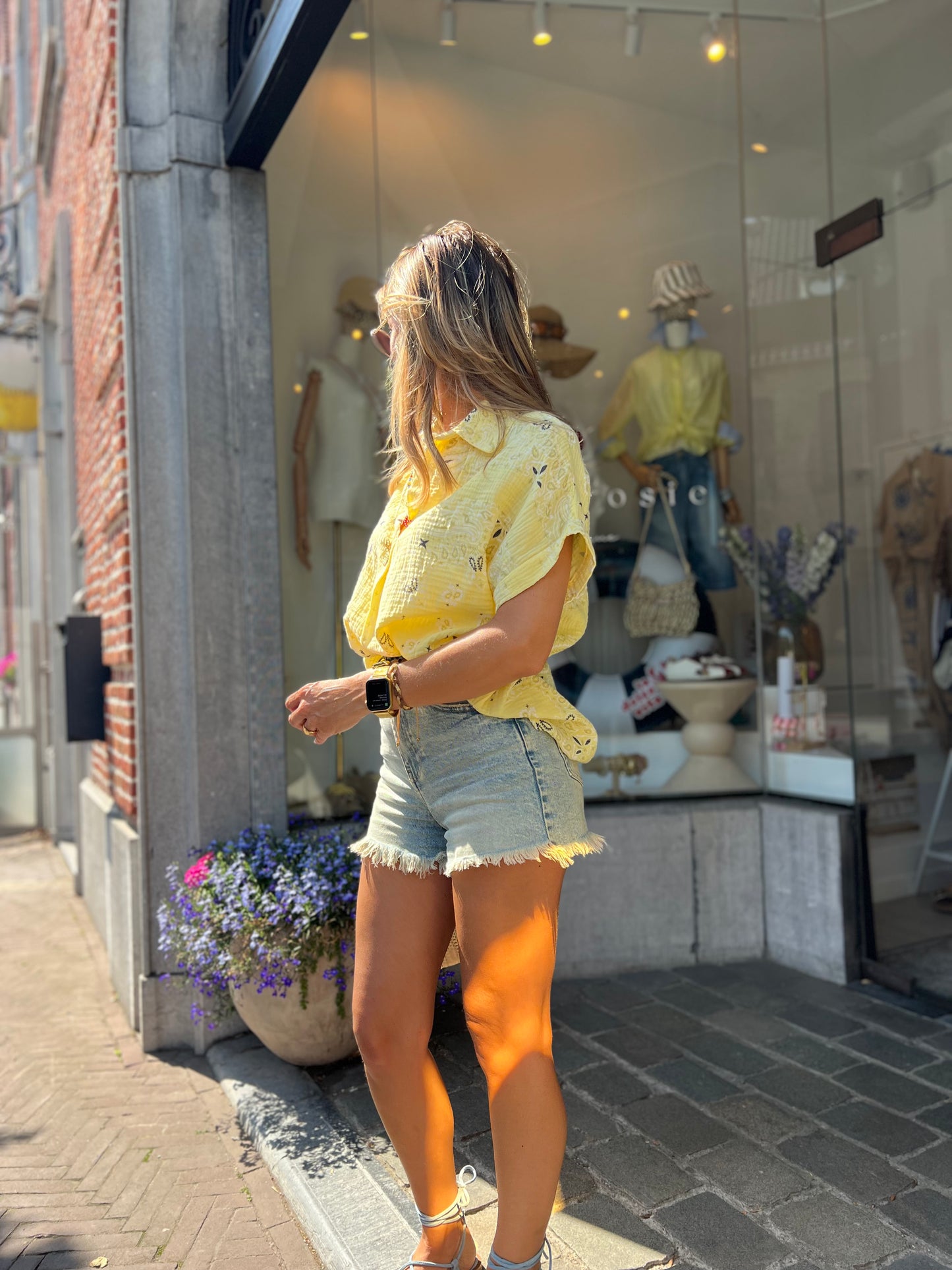 BANDANA SHIRT YELLOW