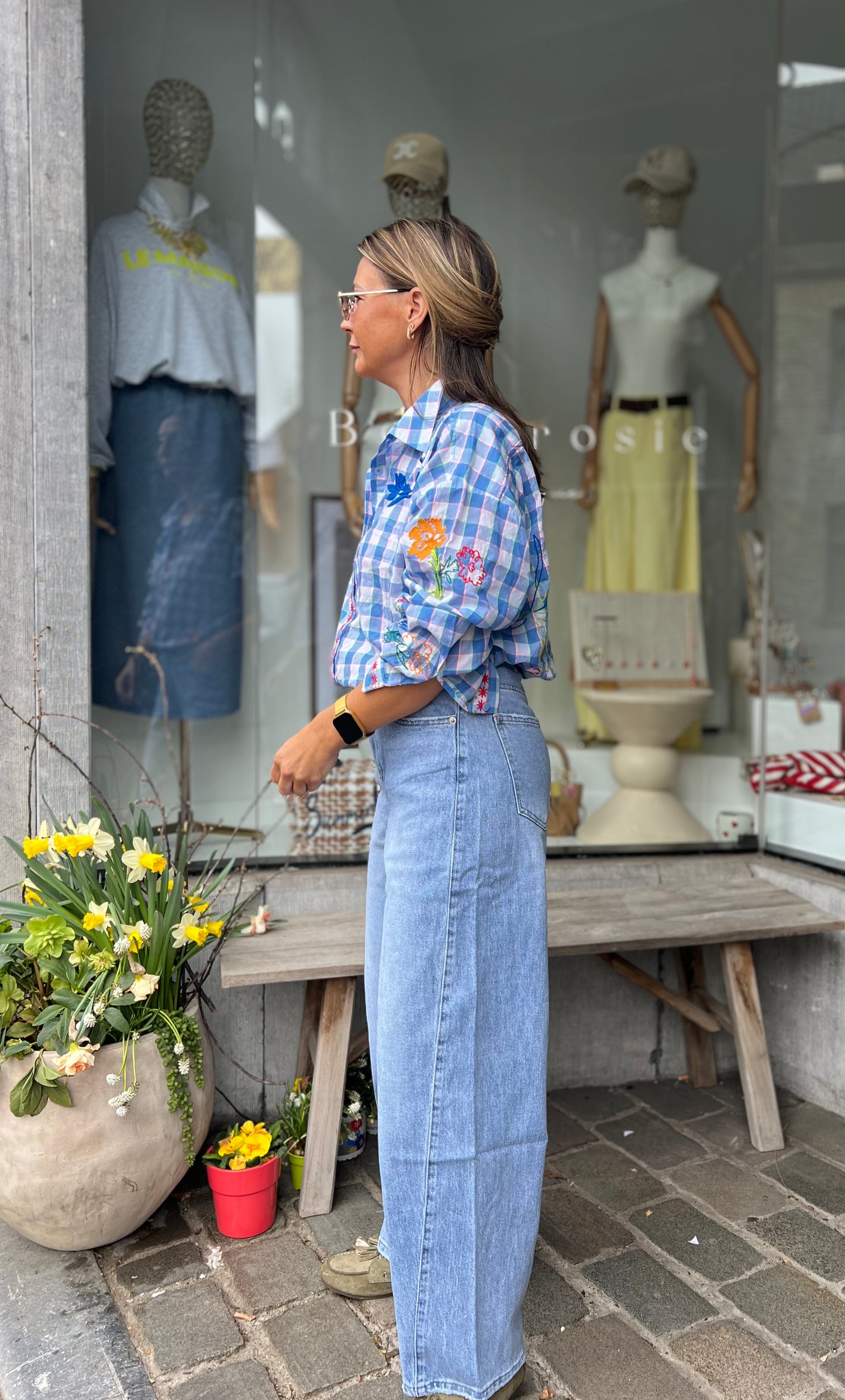 SOFT BARREL JEANS PANTS