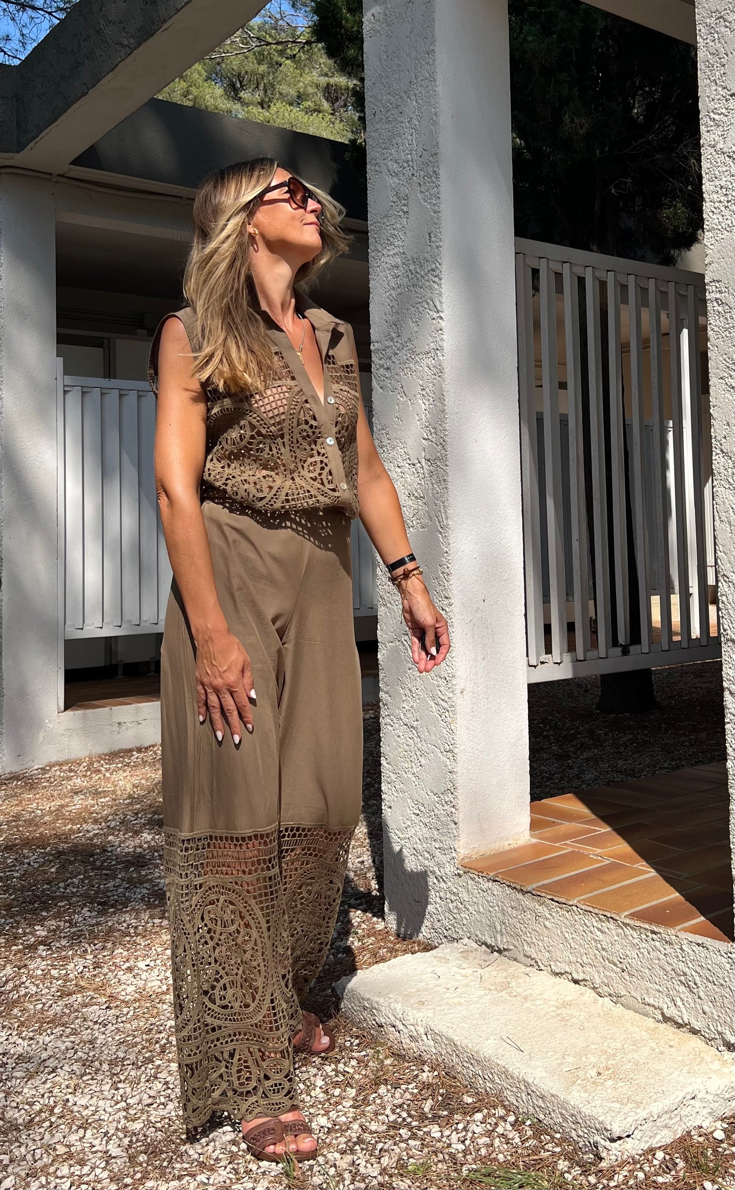 MYNNA CROCHET PANTS