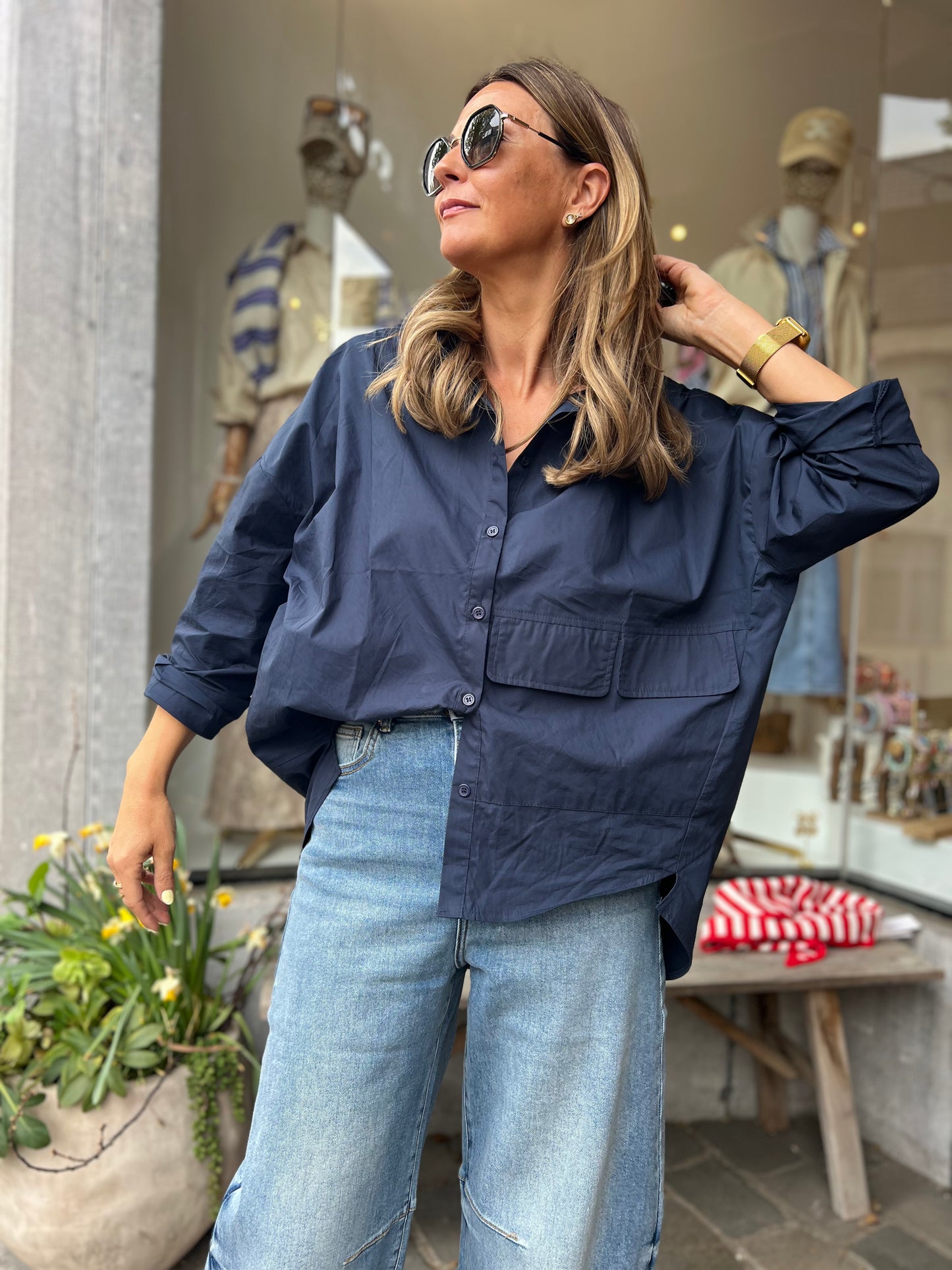 MARE BLOUSE MARINE