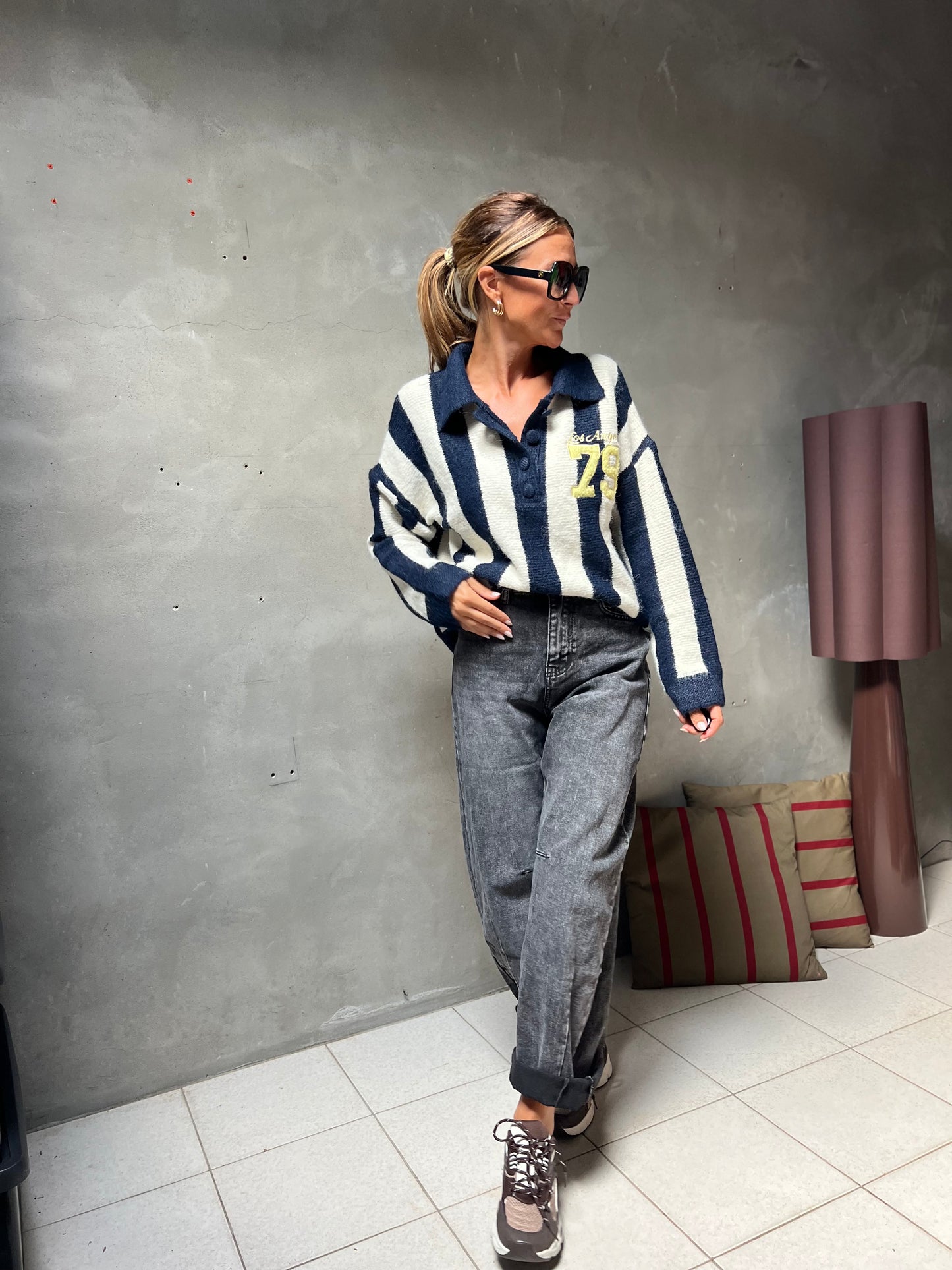 BARREL JEANS MISA GREY