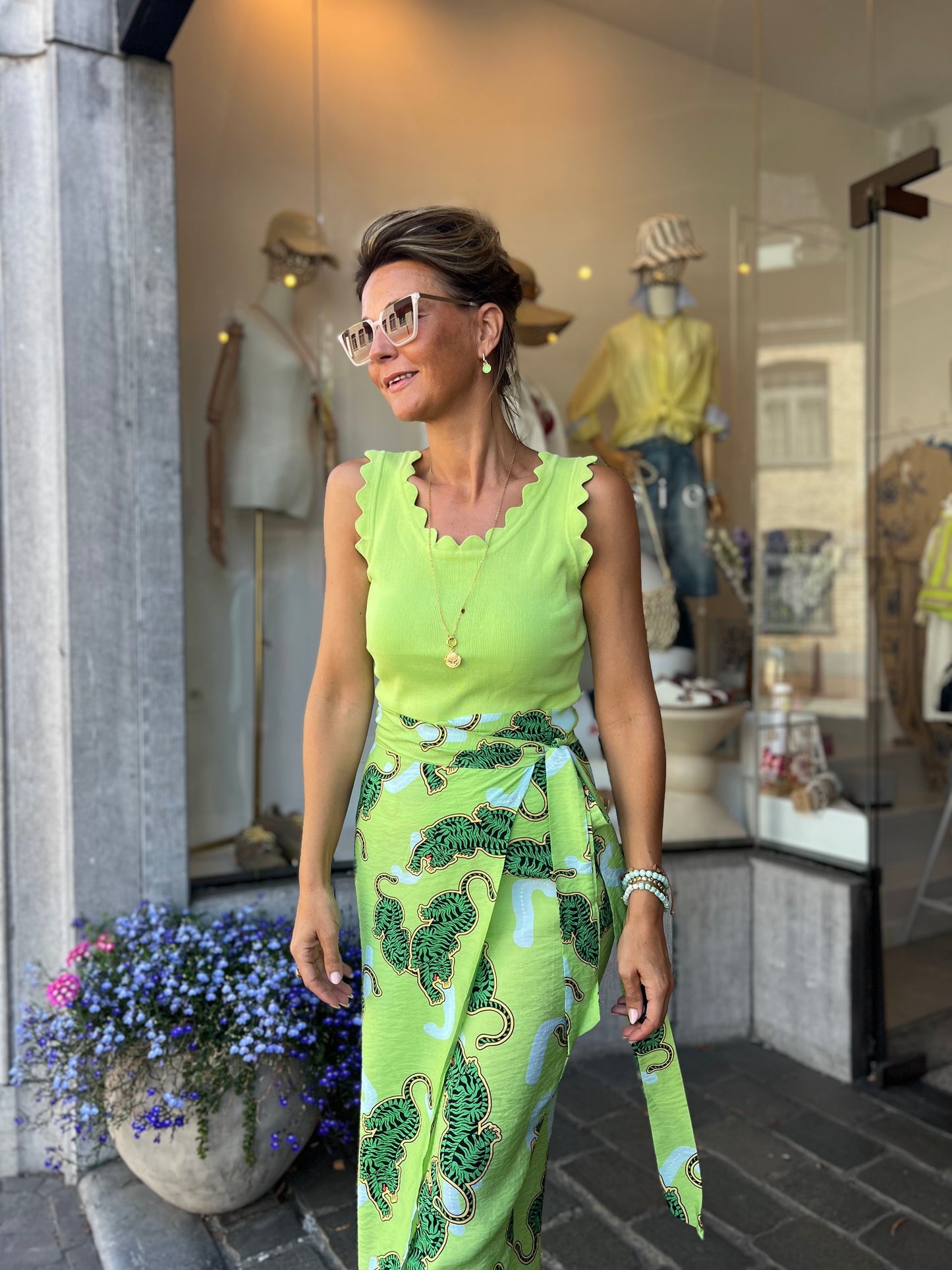 CARLA SKIRT GREEN