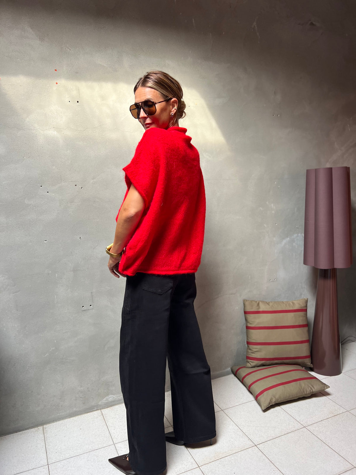 ROMÉE GILET RED