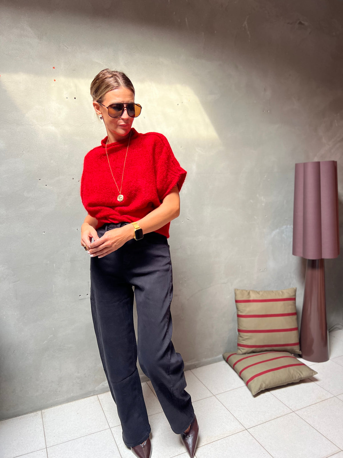 ROMÉE GILET RED