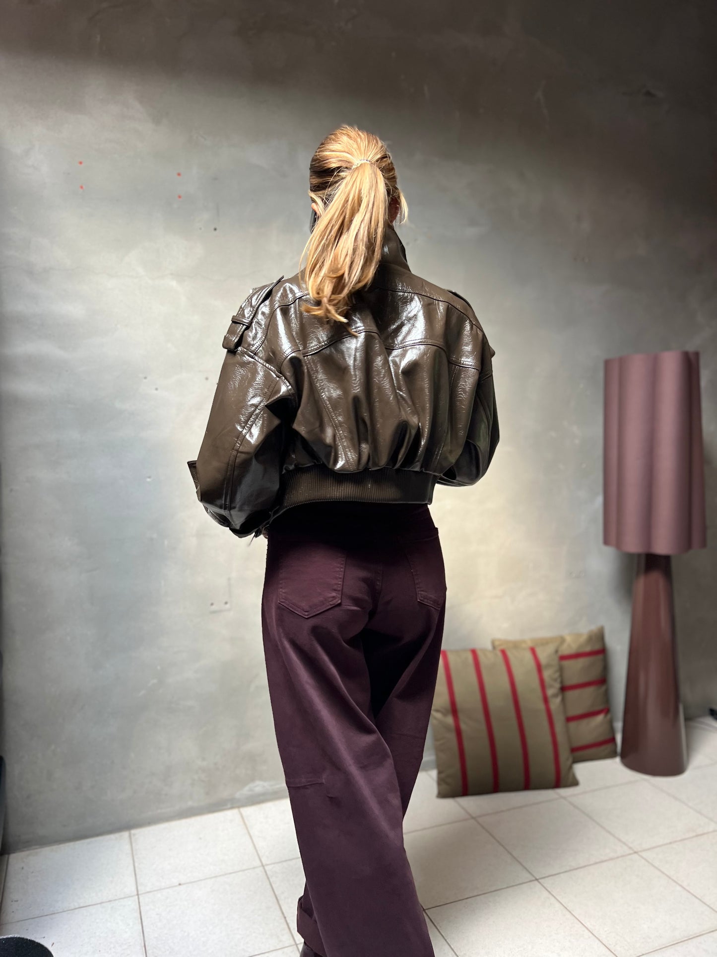 CELESTE JACKET OLIVE BRONZE
