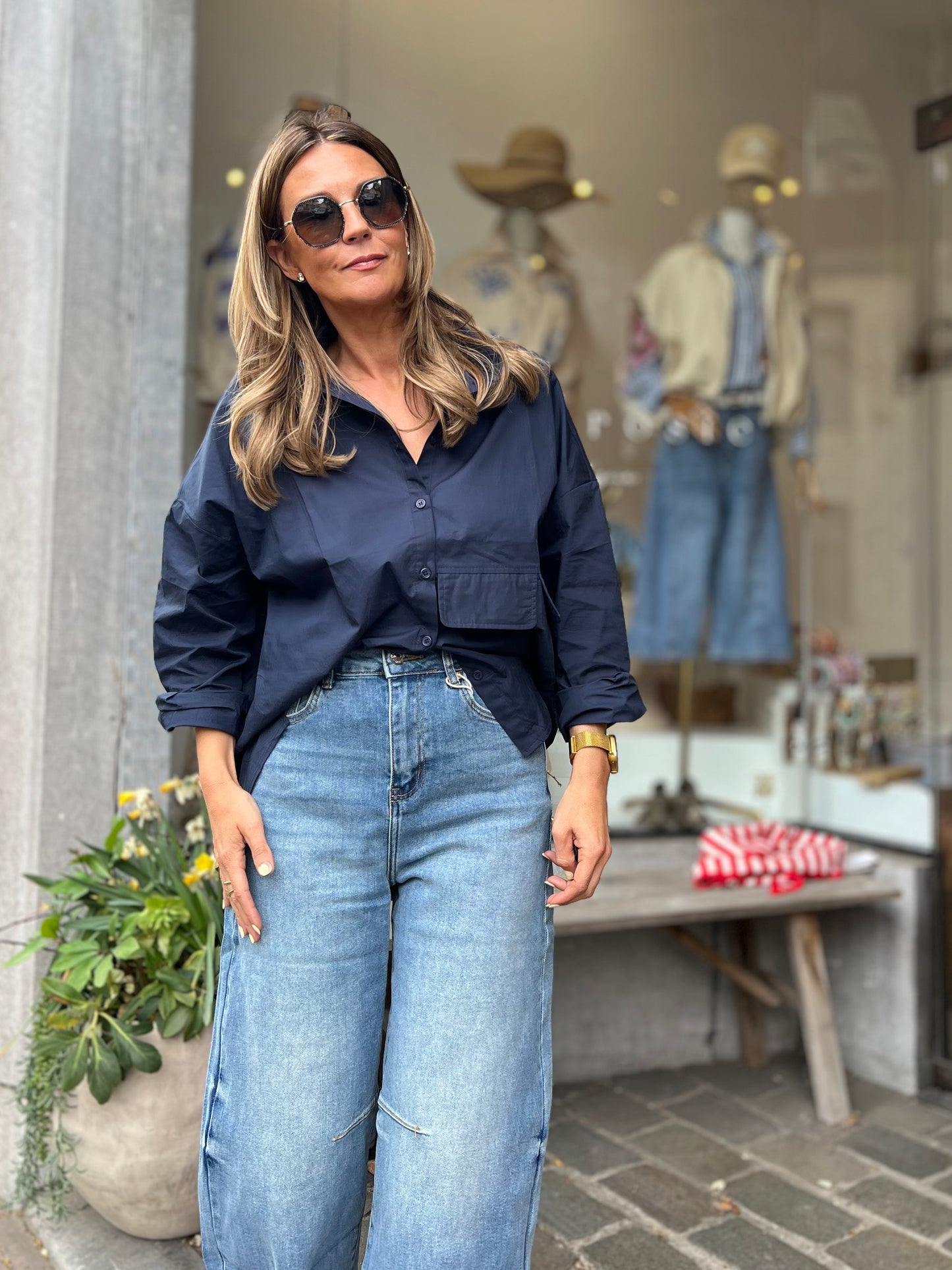 MARE BLOUSE MARINE