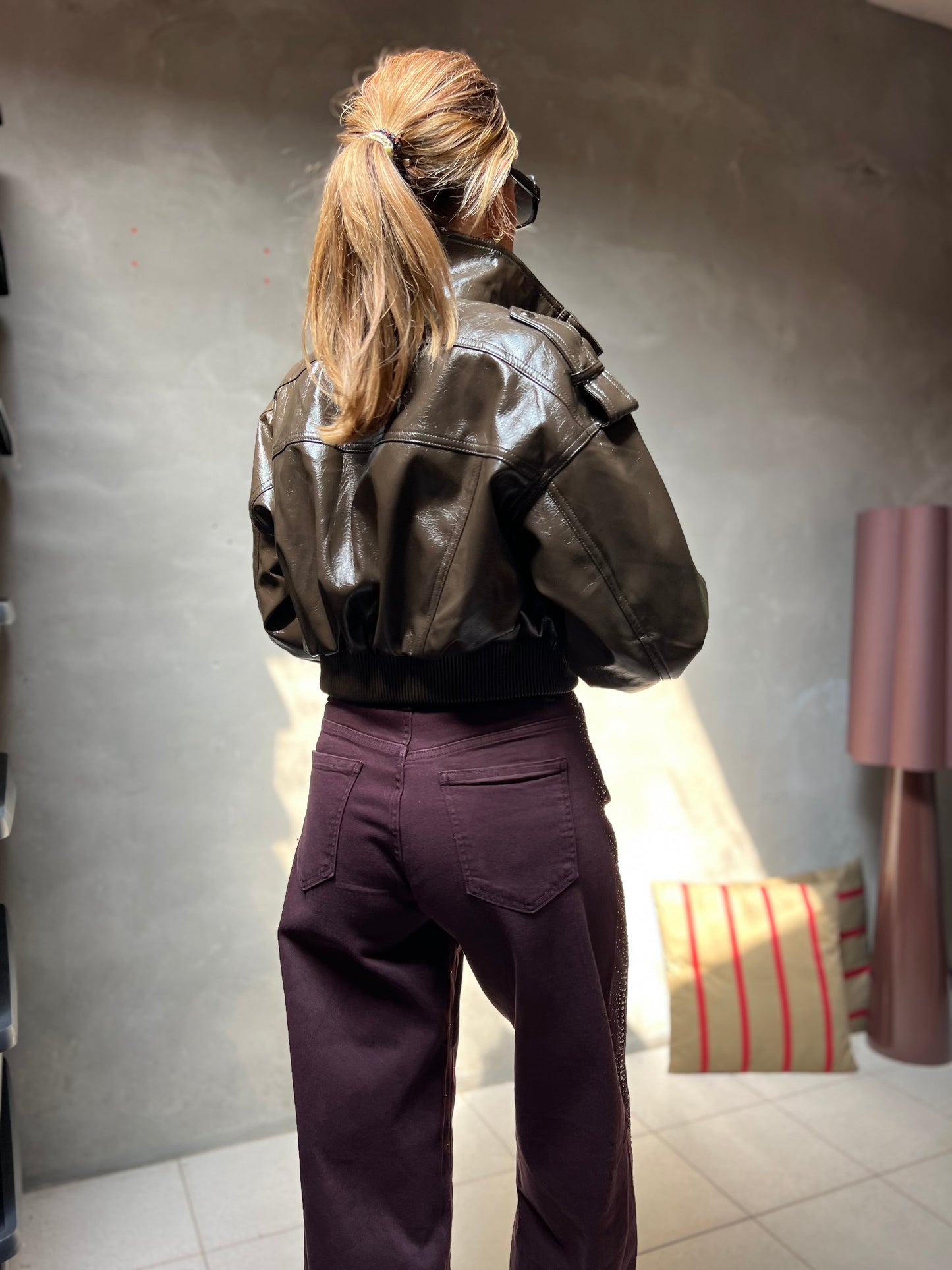 CELESTE JACKET OLIVE BRONZE
