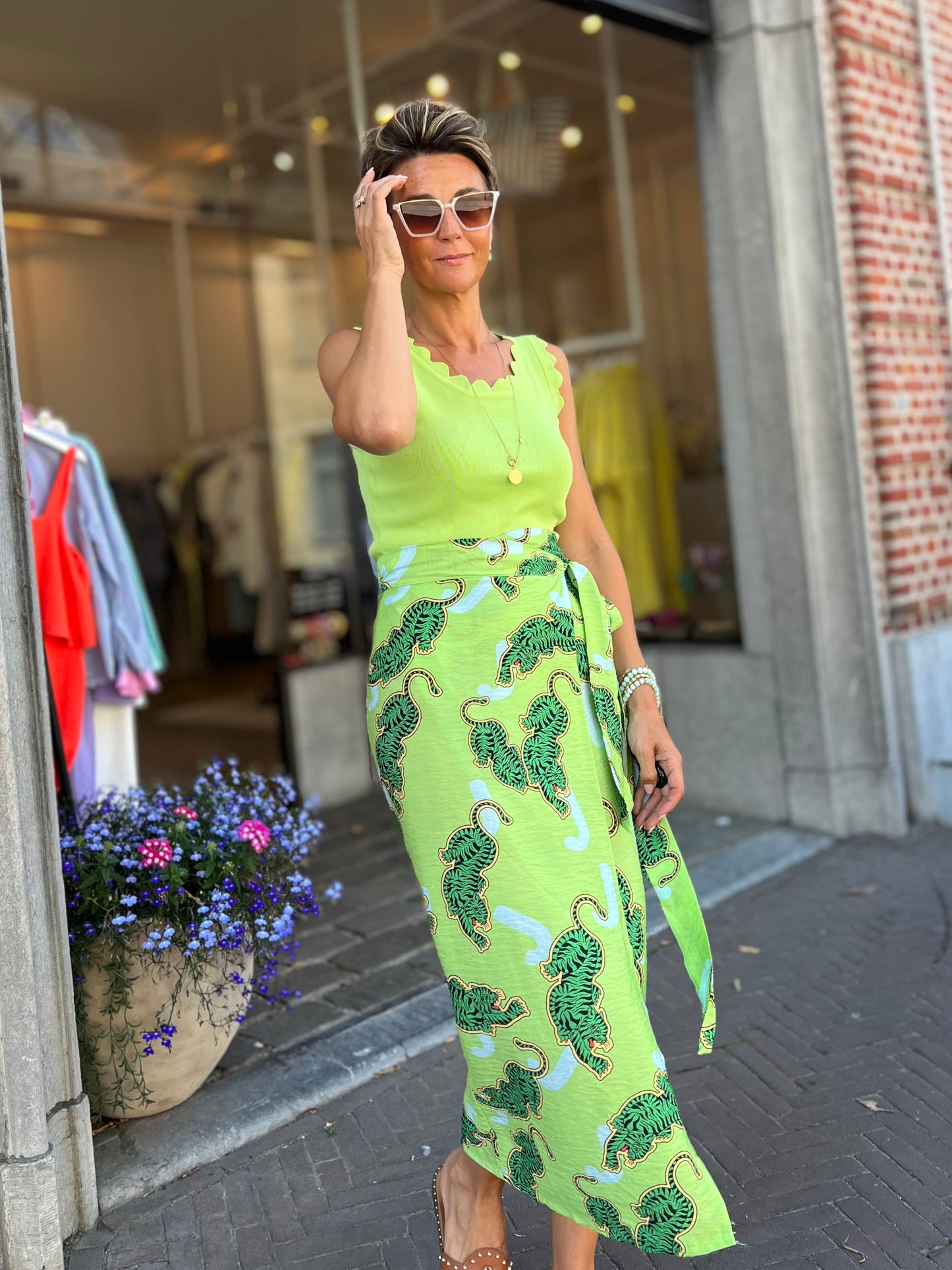 CARLA SKIRT GREEN
