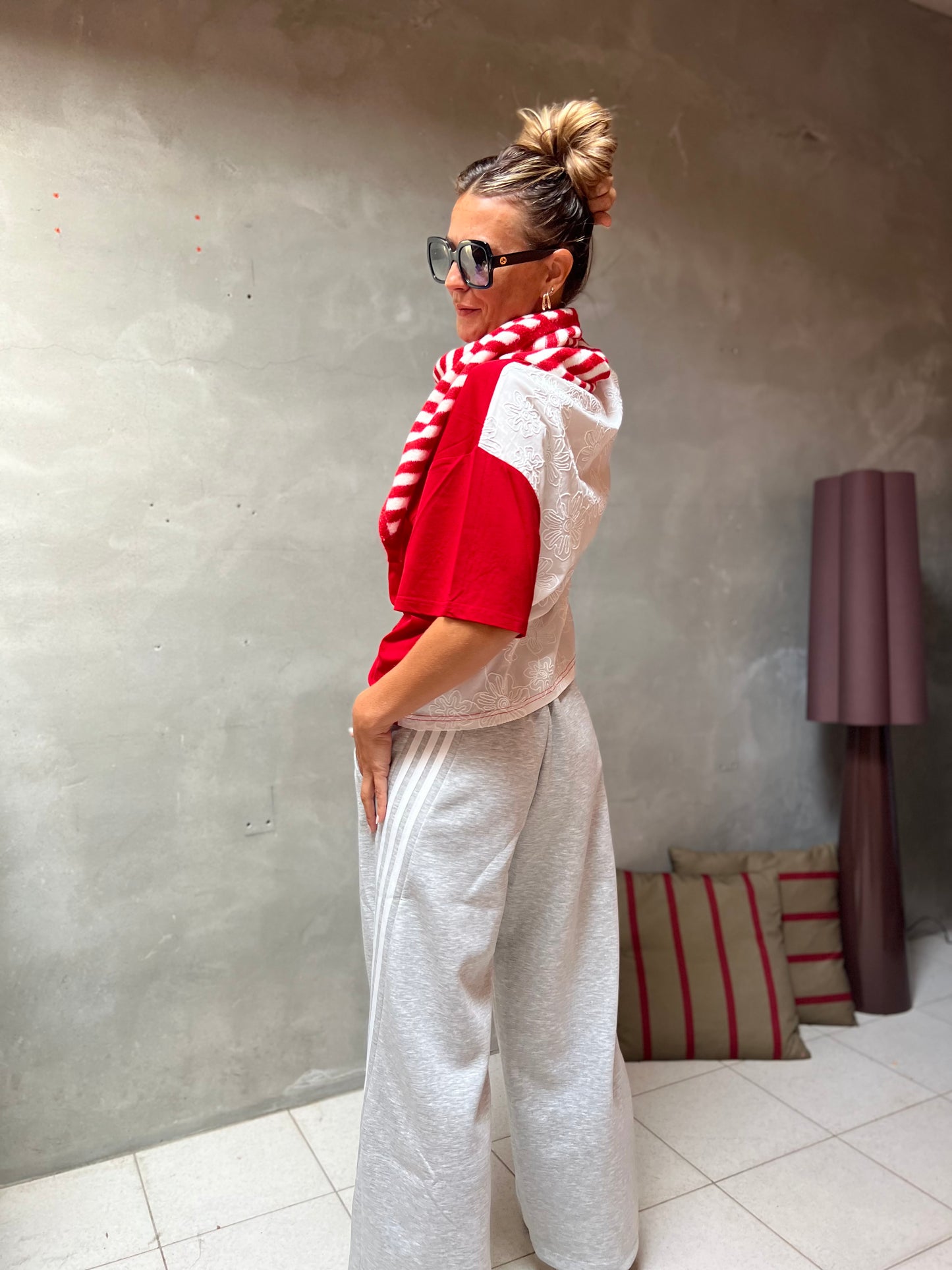 T-SHIRT RED/WHITE
