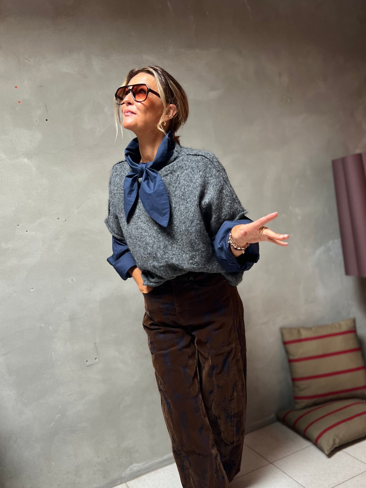HÉLÈNE BLOUSE BLUE