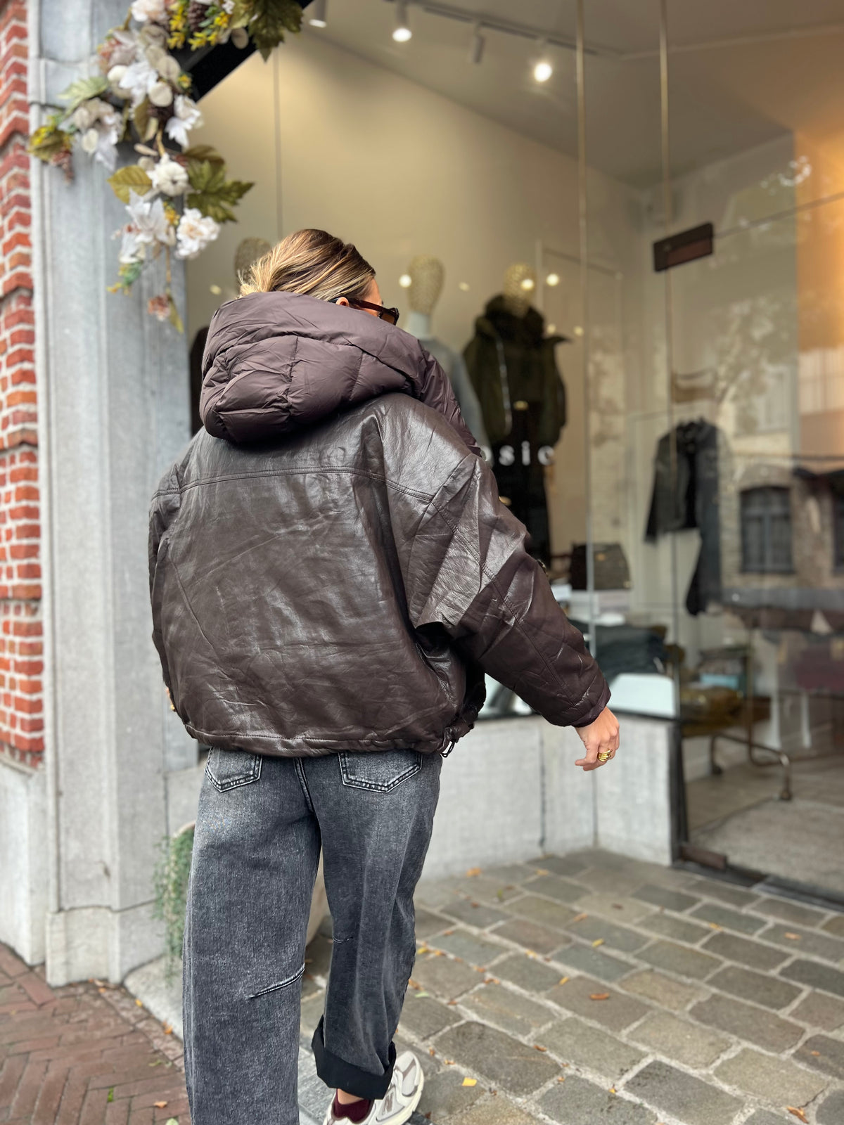 JONAH PUFFER JACKET BROWN