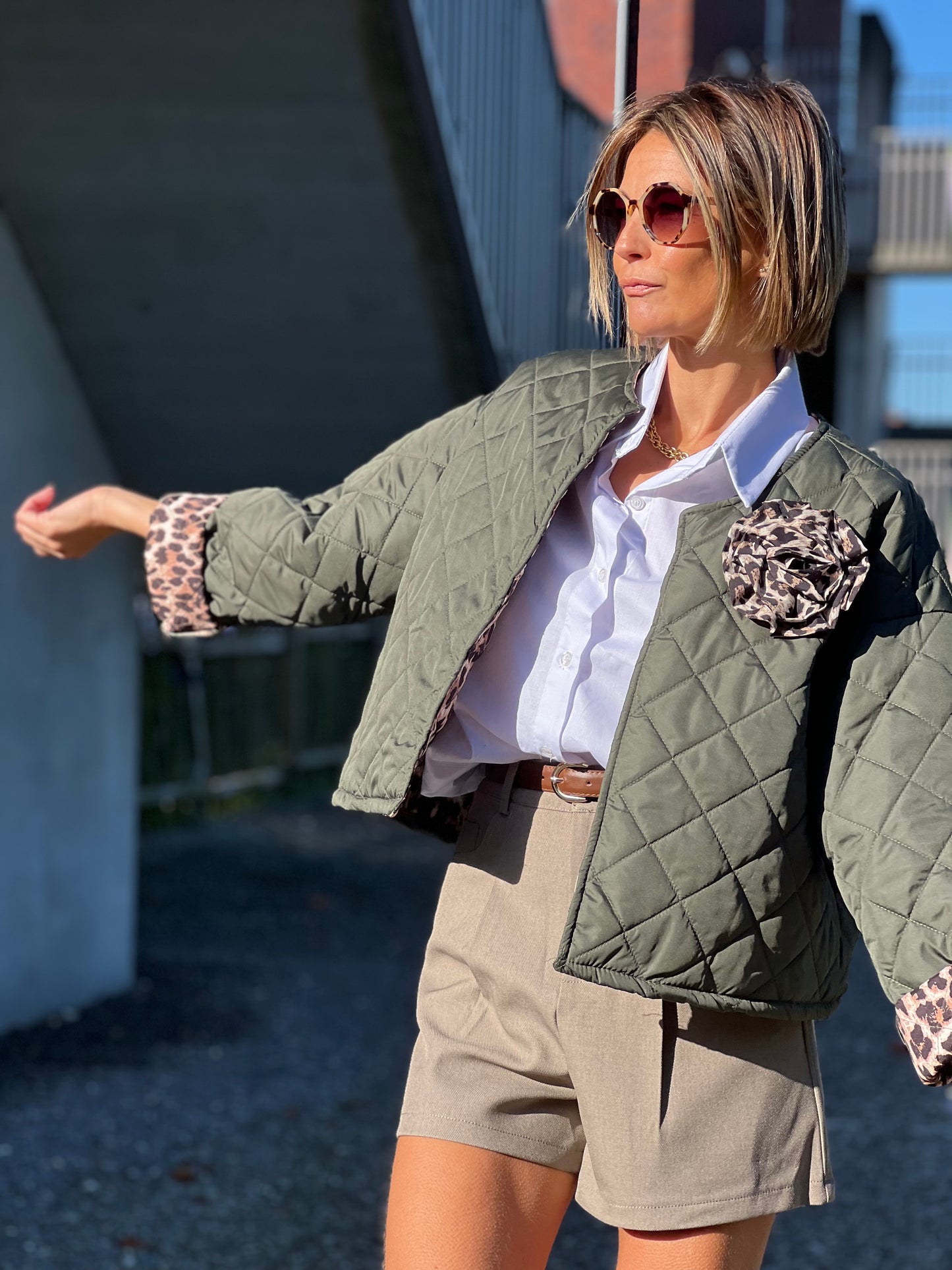 LUCY JACKET WOODY GREEN