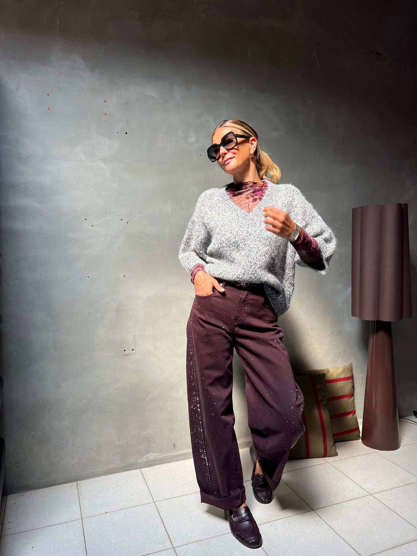 CLOUD KNIT GREY