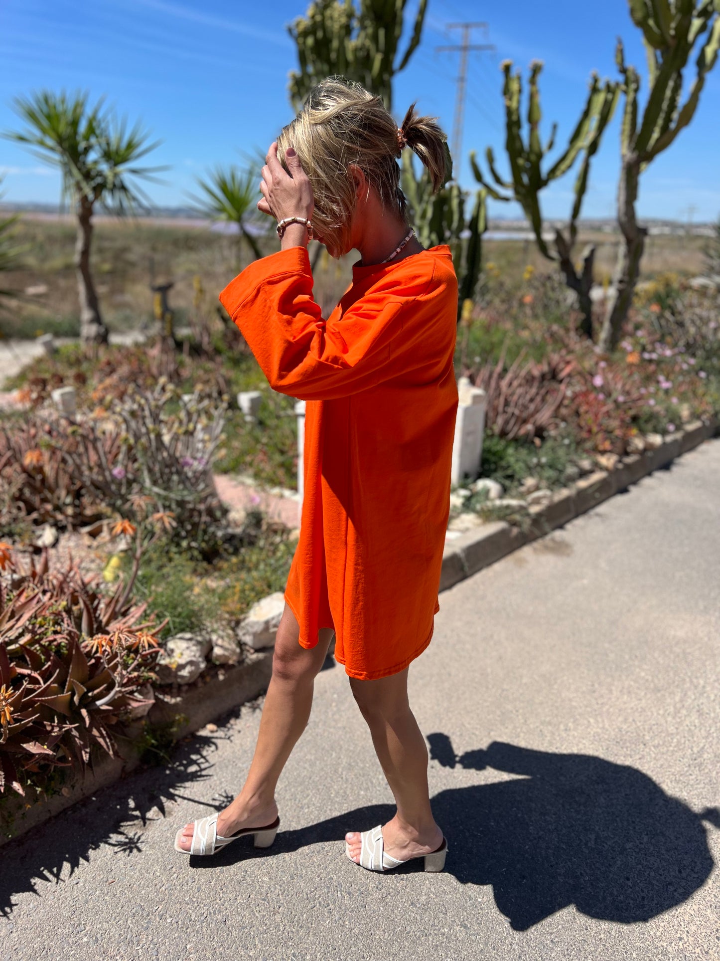 FRANNE SHORT DRESS ORANGE